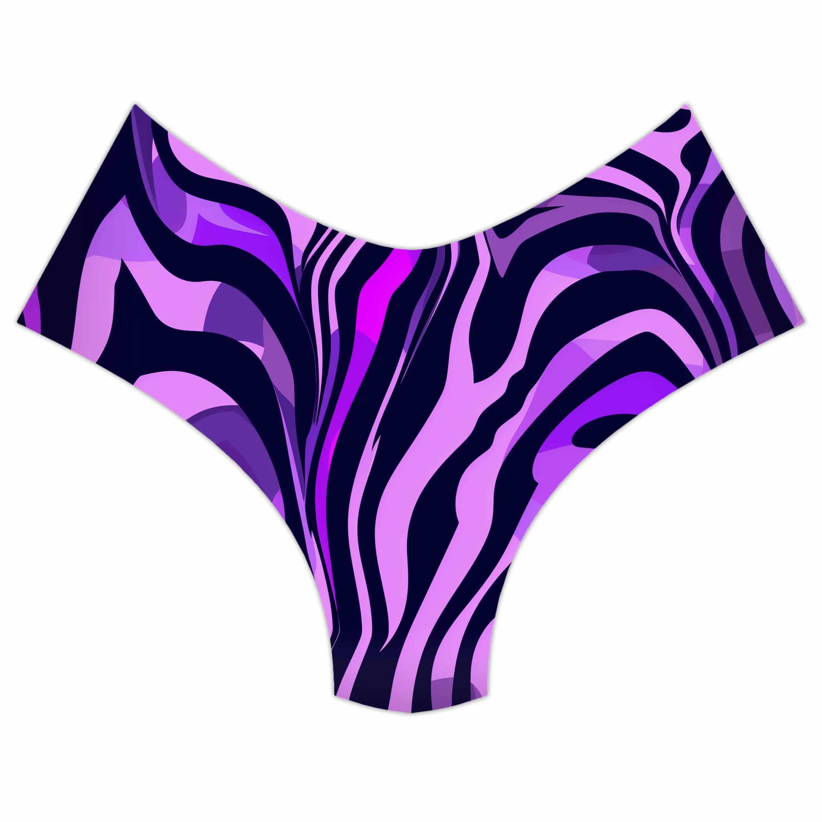 Noir Stripes Booty Shorts sold by iEDM product image thumbnail 3