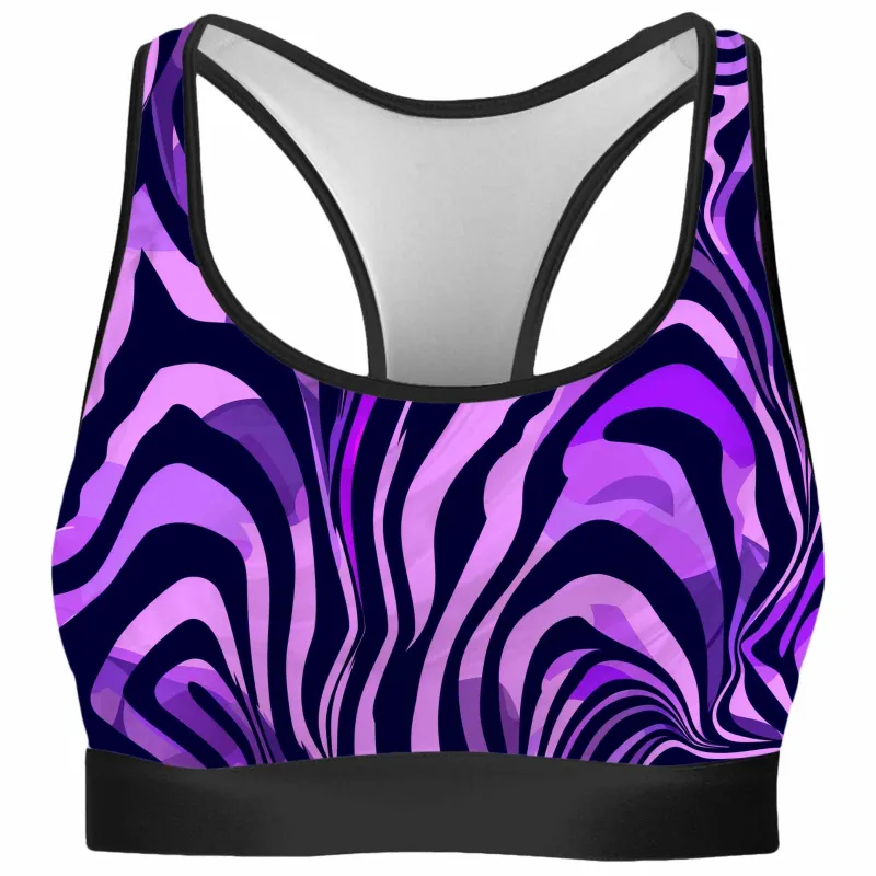 Noir Stripes Rave Bra sold by iEDM