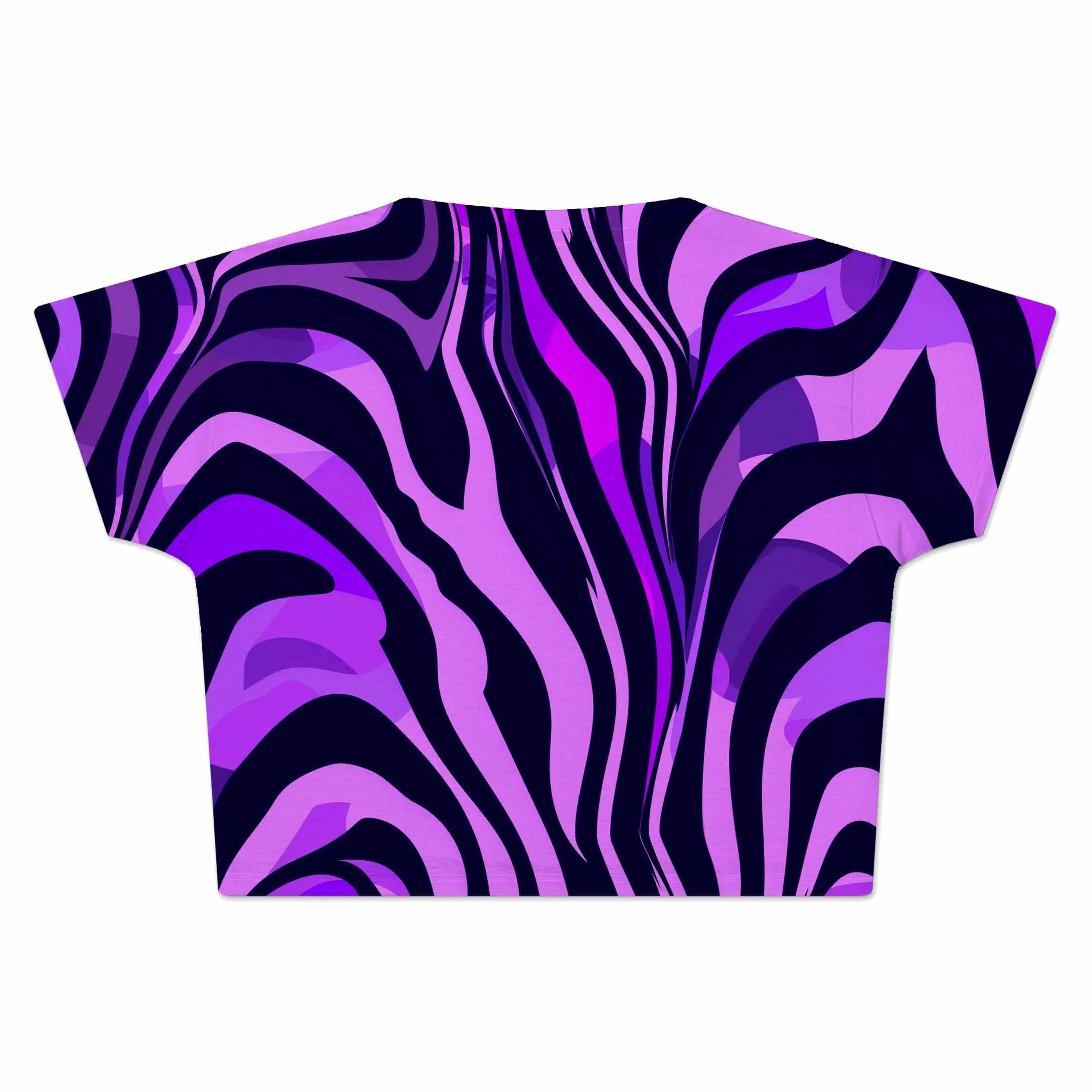 Noir Stripes Crop Tee sold by iEDM product image thumbnail 2
