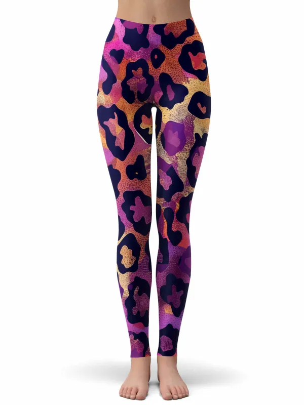 Neon Leopard Leggings sold by iEDM