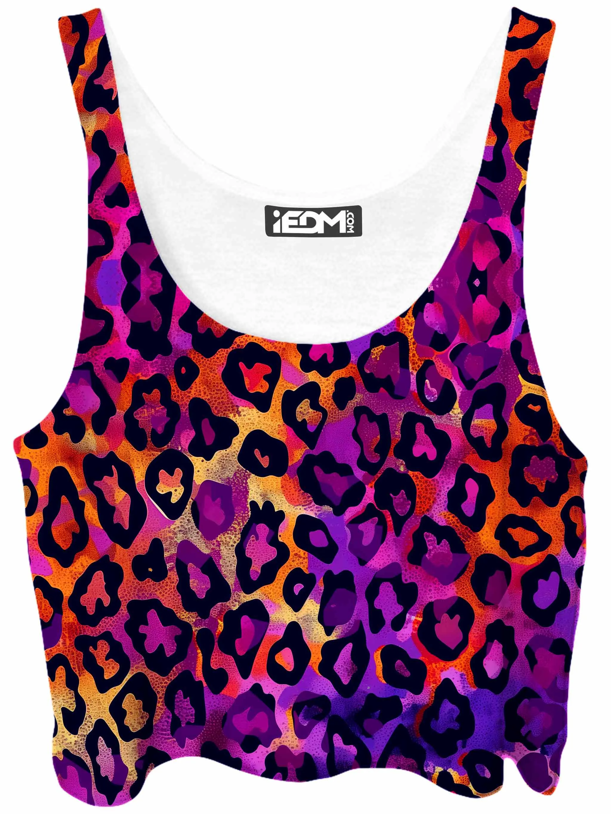 Neon Leopard Crop Top sold by iEDM