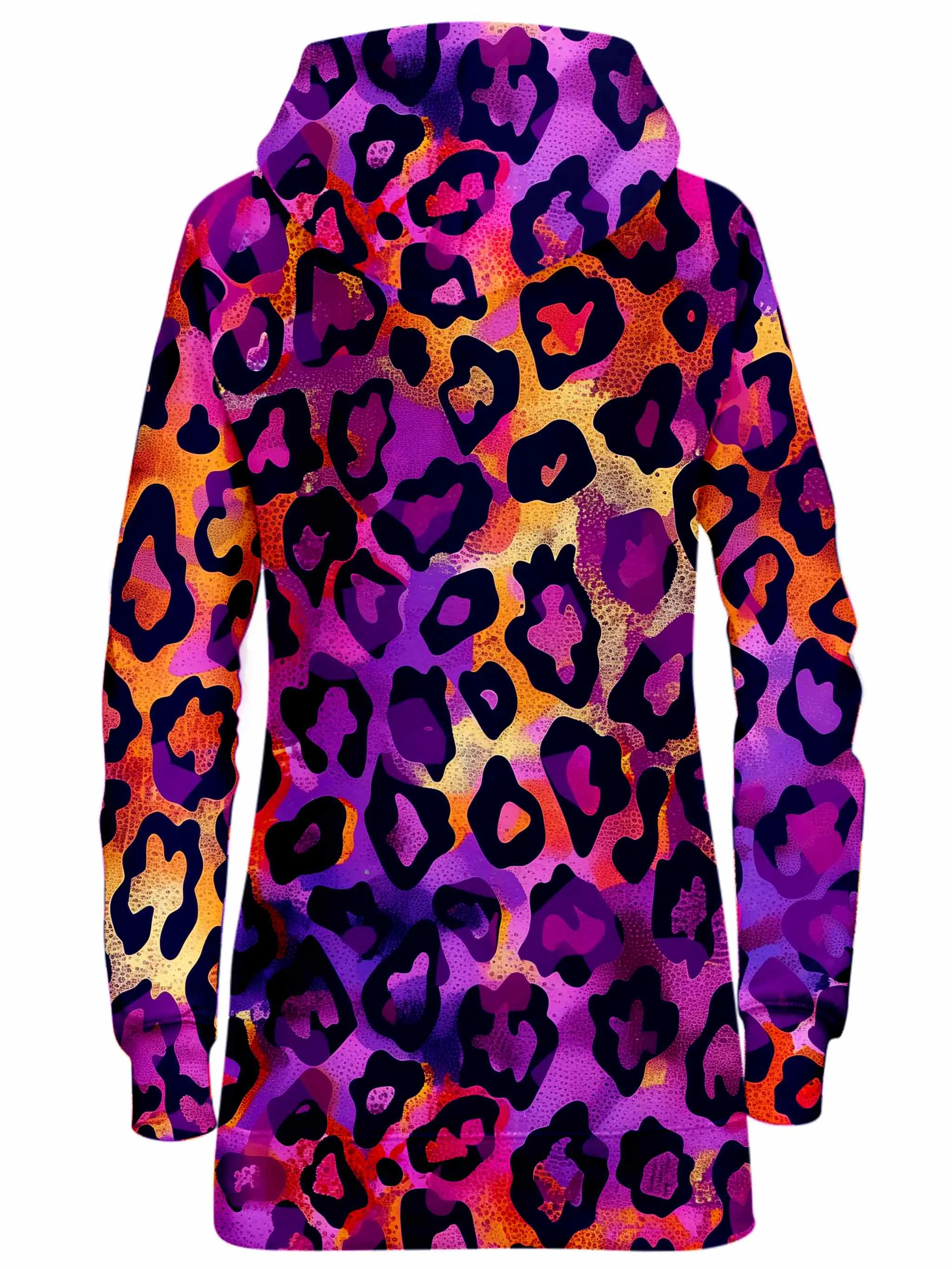 Neon Leopard Hoodie Dress sold by iEDM product image thumbnail 2