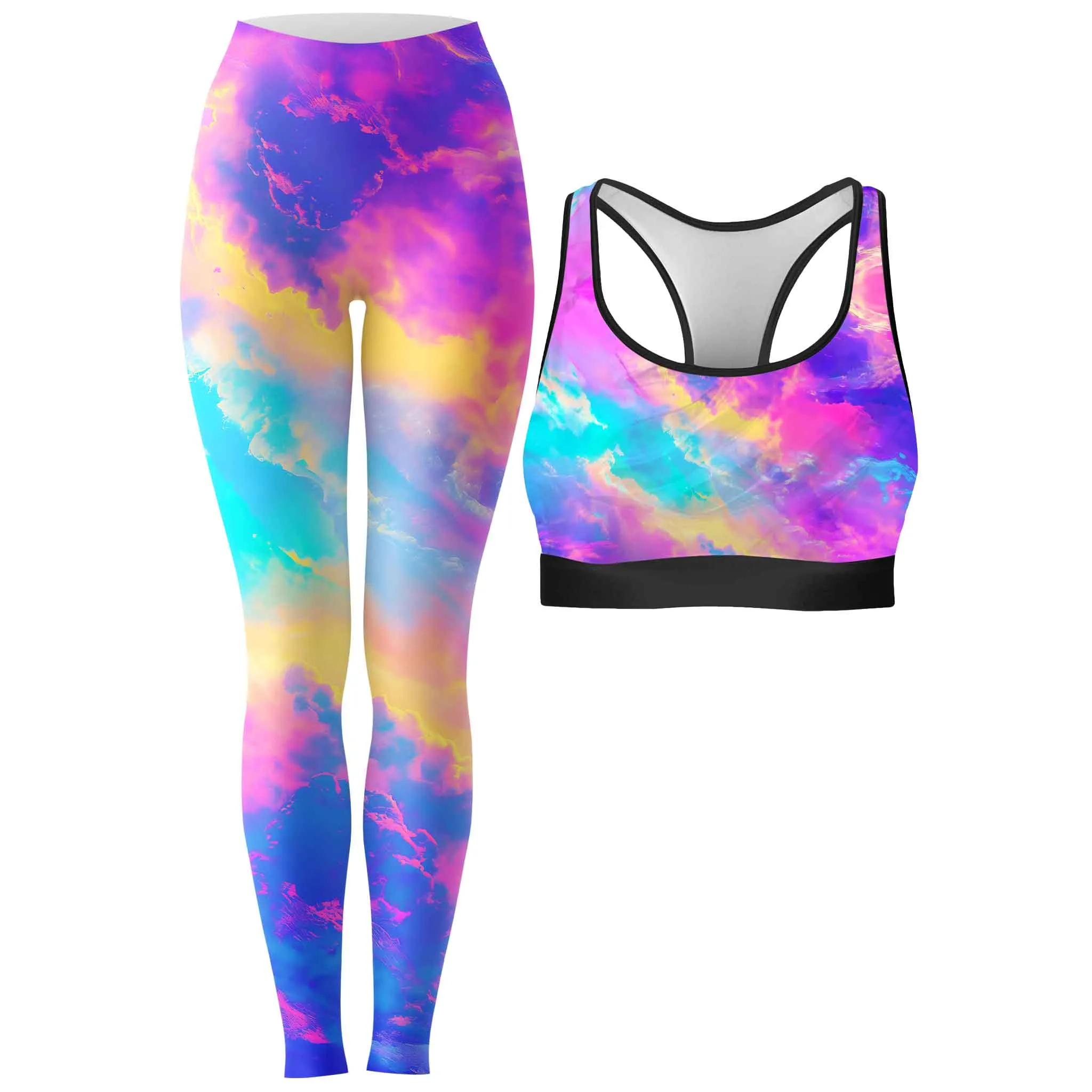 Cloudopia Rave Bra and Leggings Combo sold by iEDM
