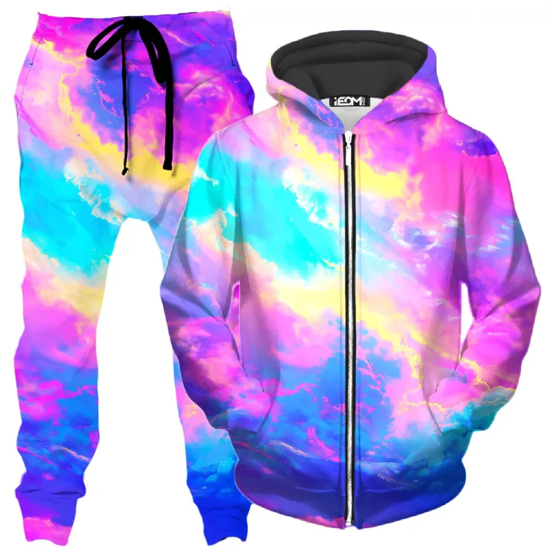 Cloudopia Zip-Up Hoodie and Joggers Combo sold by iEDM