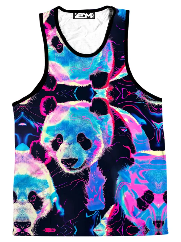 Panda Peaking Men's Tank sold by iEDM