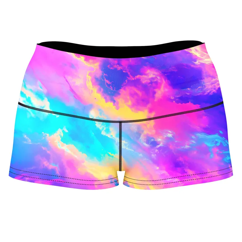 Cloudopia High-Waisted Women's Shorts sold by iEDM