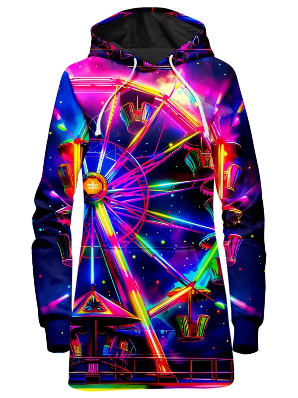 Neon Sky Hoodie Dress sold by iEDM