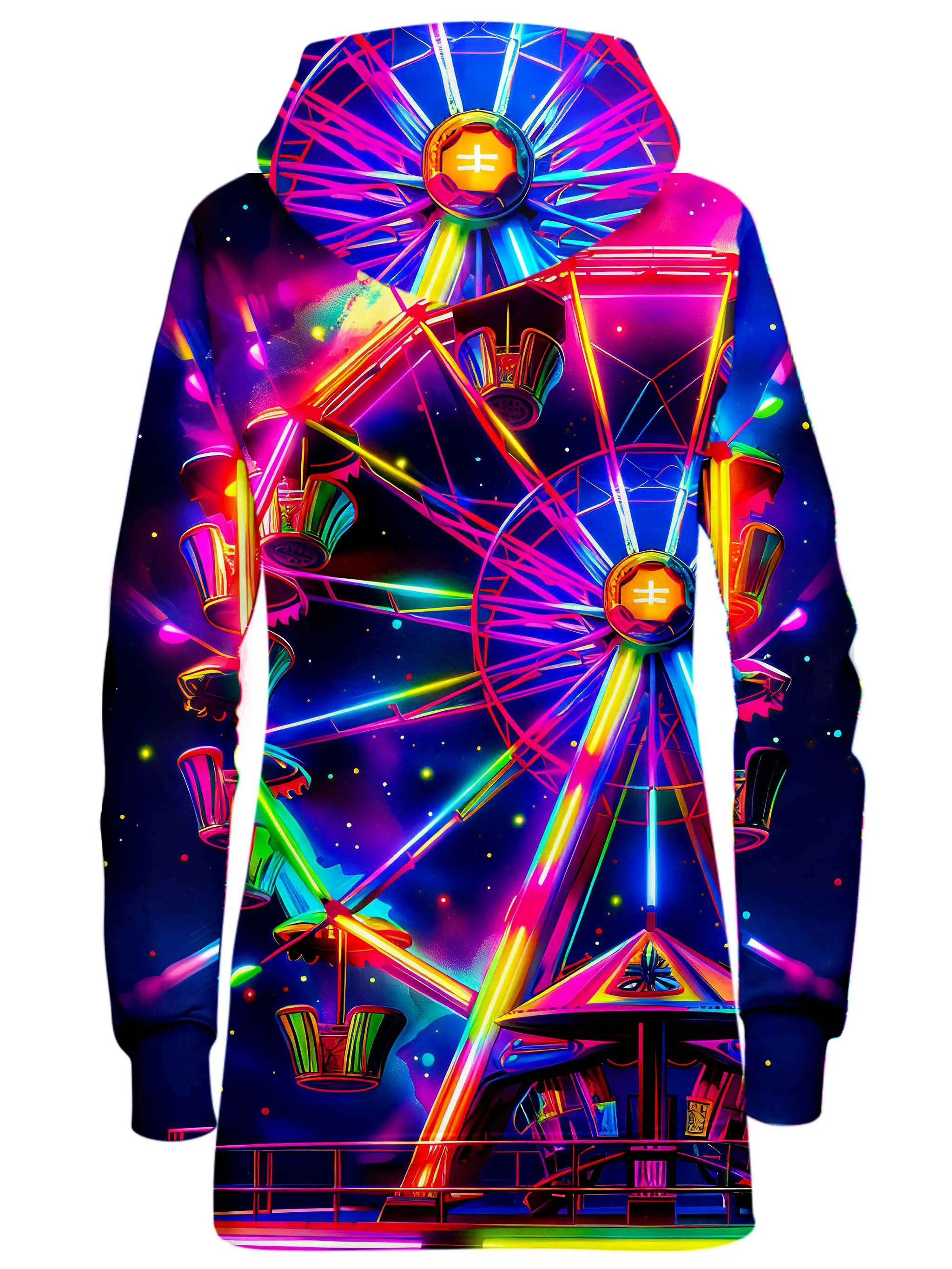 Neon Sky Hoodie Dress sold by iEDM product image thumbnail 2