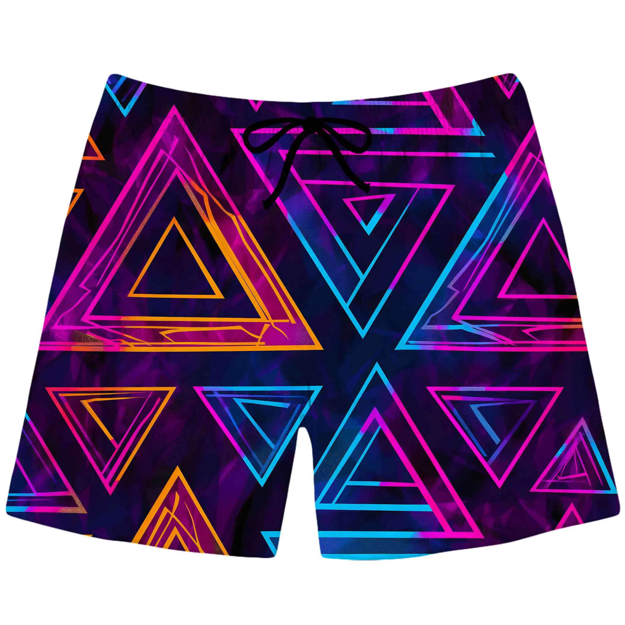 AM Geometric Swim Trunks sold by iEDM