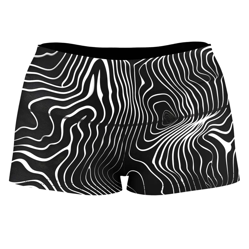 Symbiotic High-Waisted Women's Shorts sold by iEDM