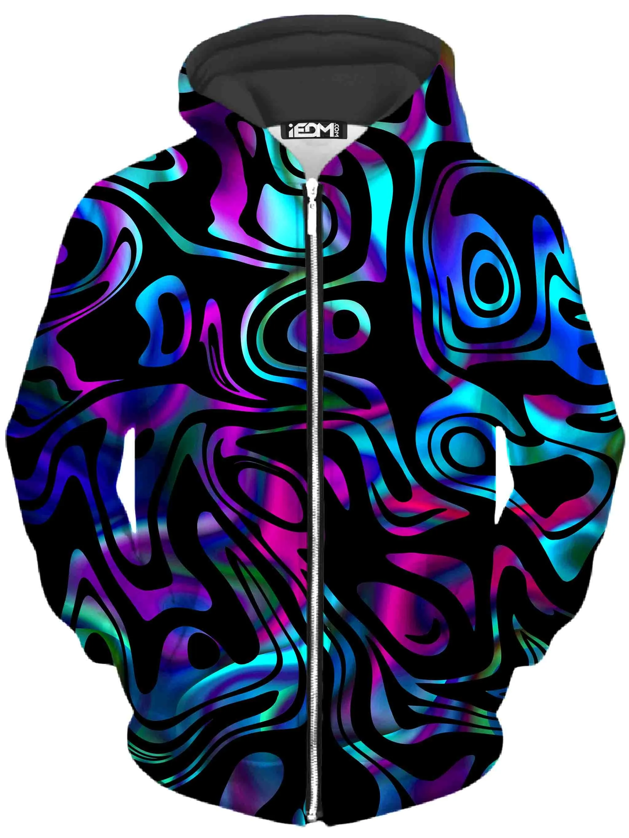 Dynamic Blues Zip-Up Hoodie and Joggers Combo sold by iEDM product image thumbnail 2