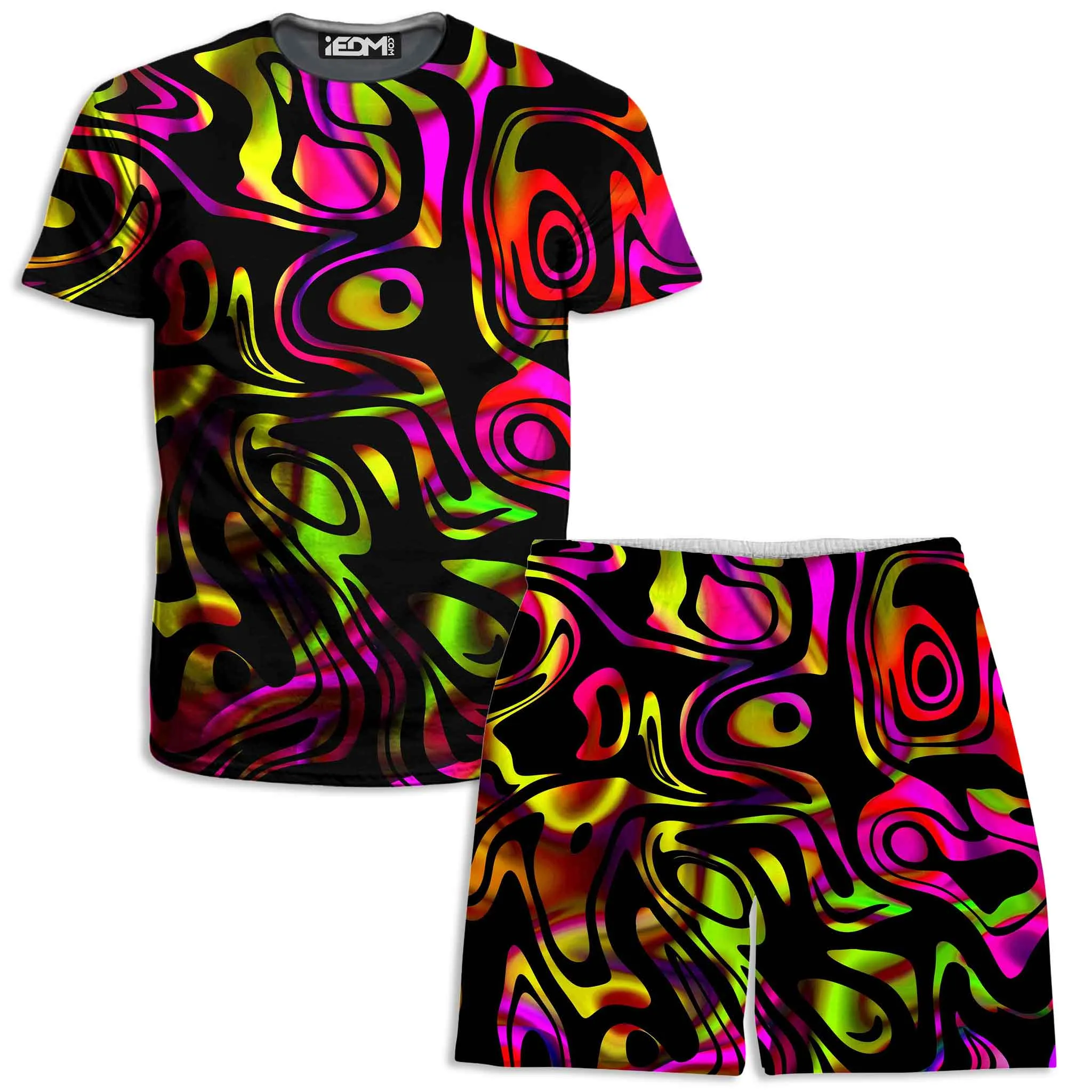 Color Evolution T-Shirt and Shorts Combo sold by iEDM
