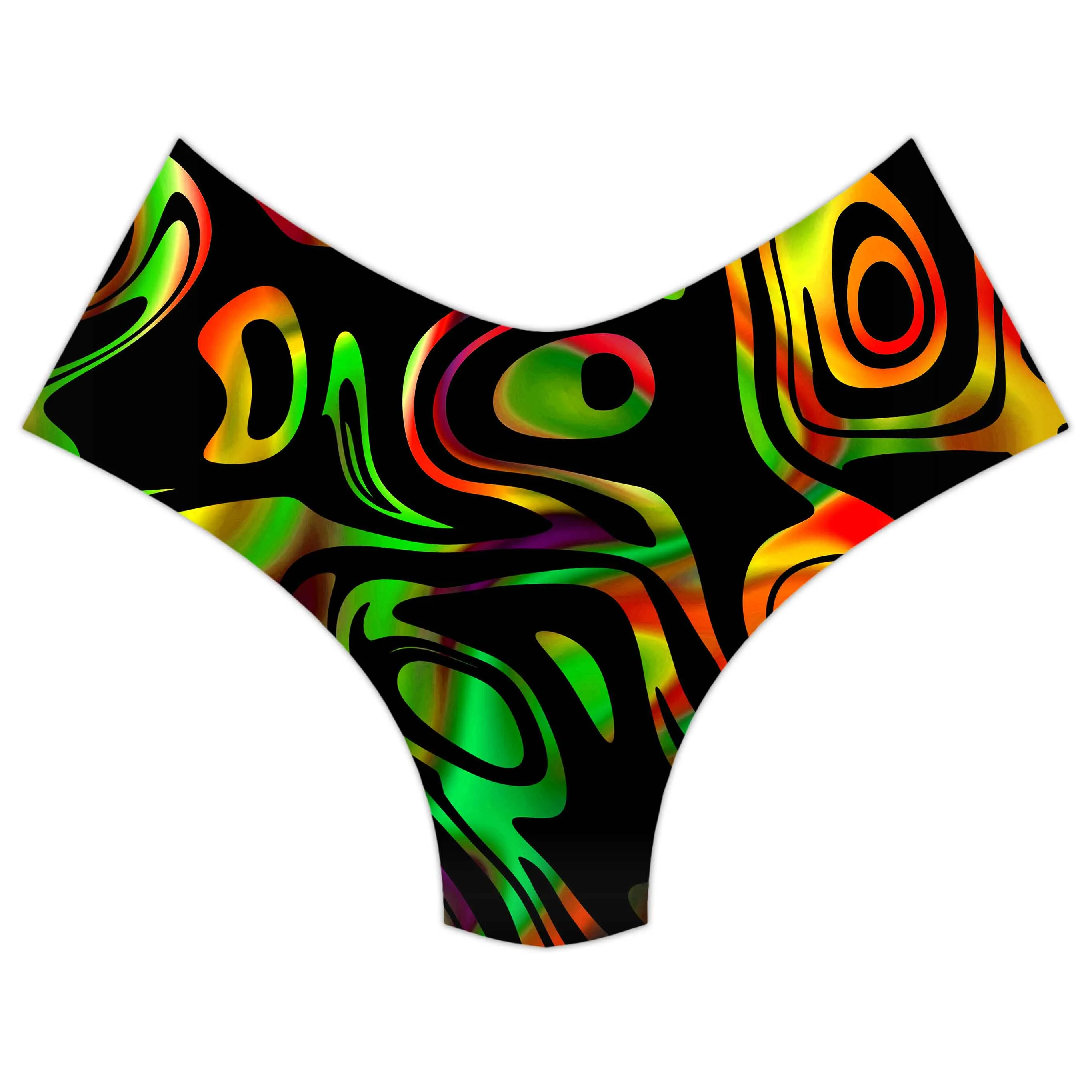 Trippy Flow Booty Shorts sold by iEDM product image thumbnail 3