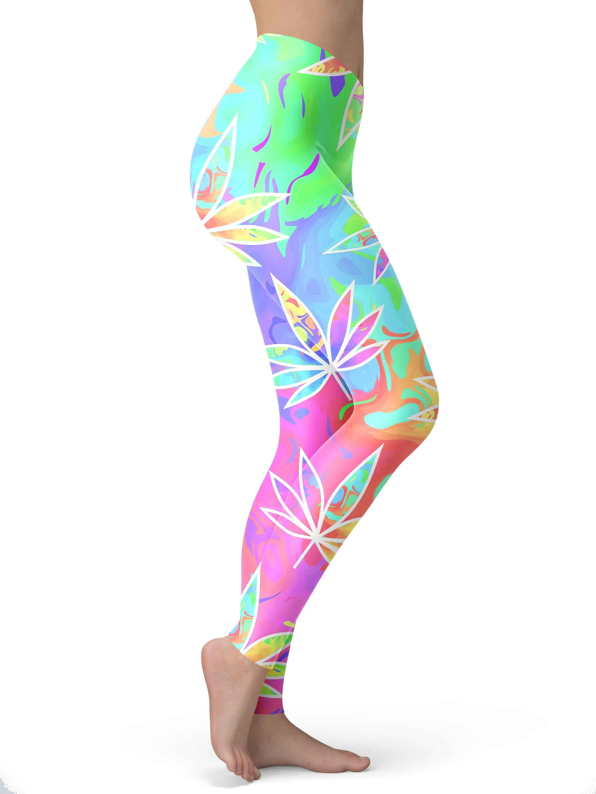 Weed Free Fall Leggings sold by iEDM product image thumbnail 2