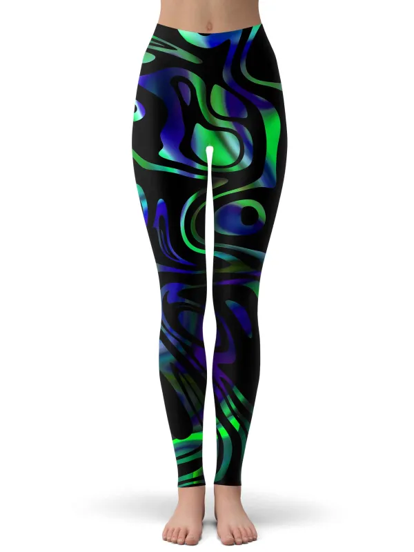 Network Abstract Leggings sold by iEDM