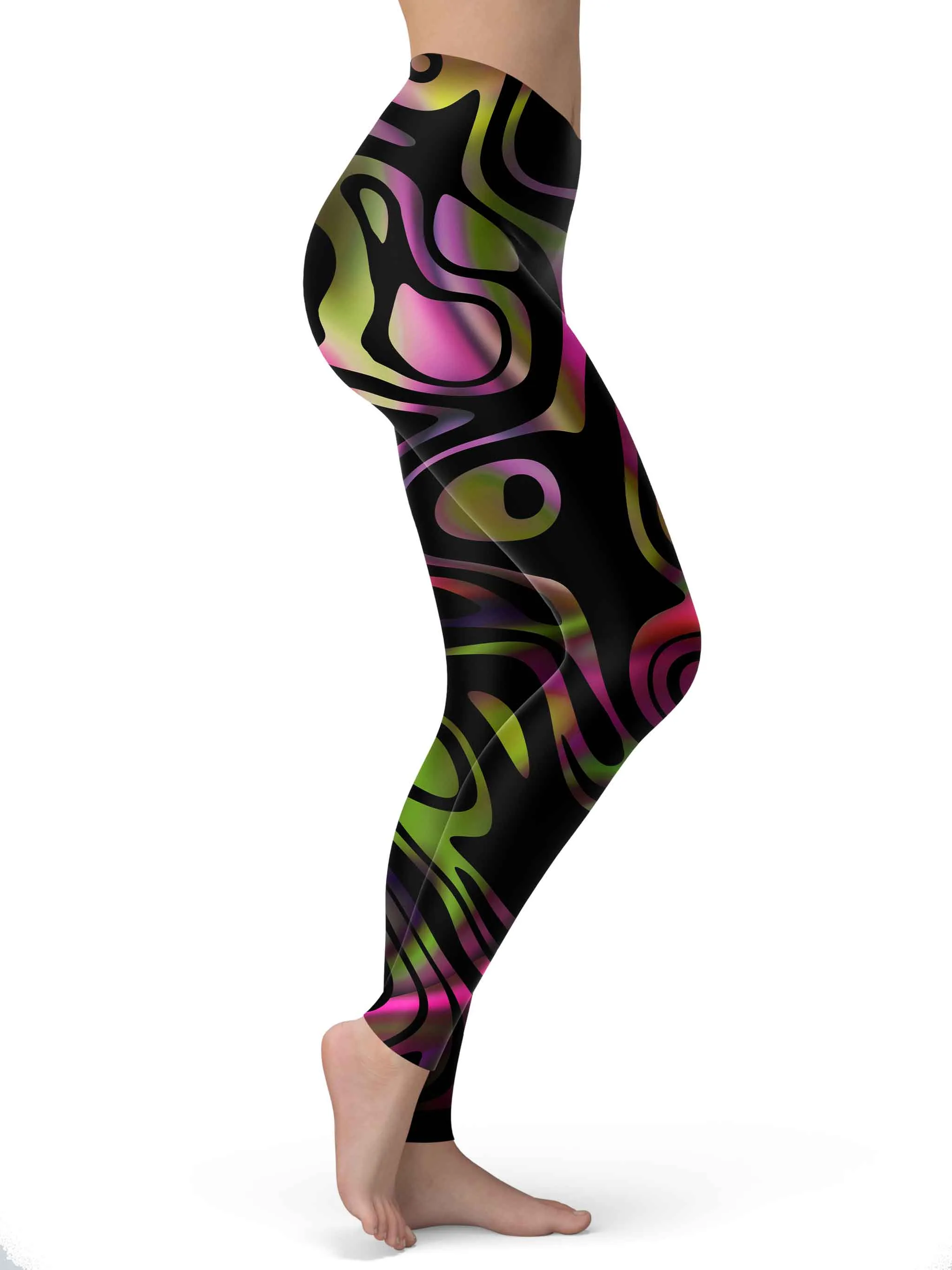 Loopy Abstract Leggings sold by iEDM product image thumbnail 2