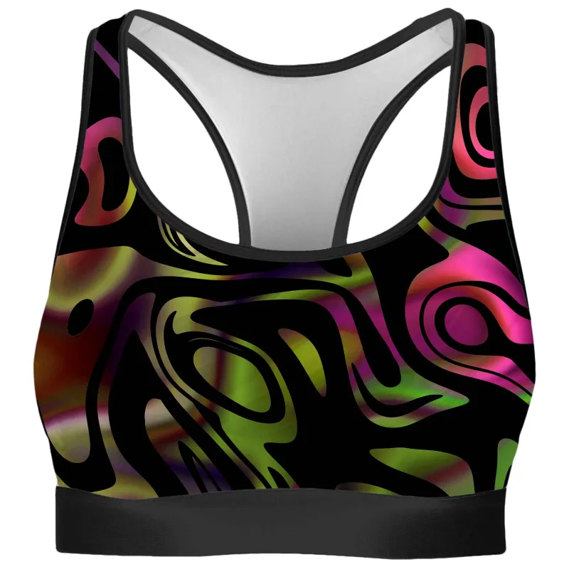 Loopy Abstract Rave Bra sold by iEDM
