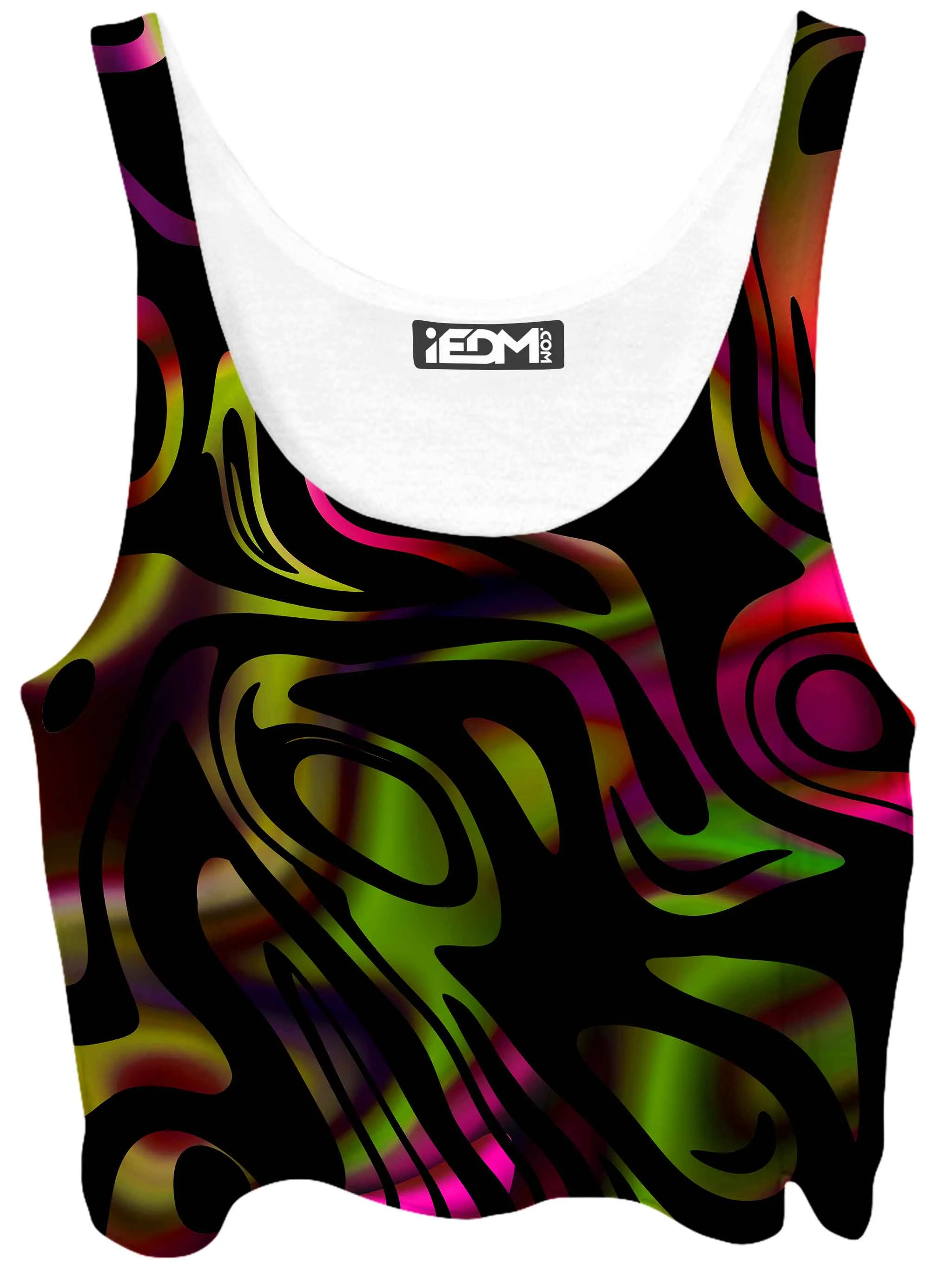 Loopy Abstract Crop Top sold by iEDM
