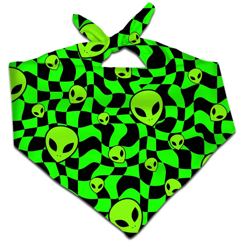 Green Aliens Bandana sold by iEDM