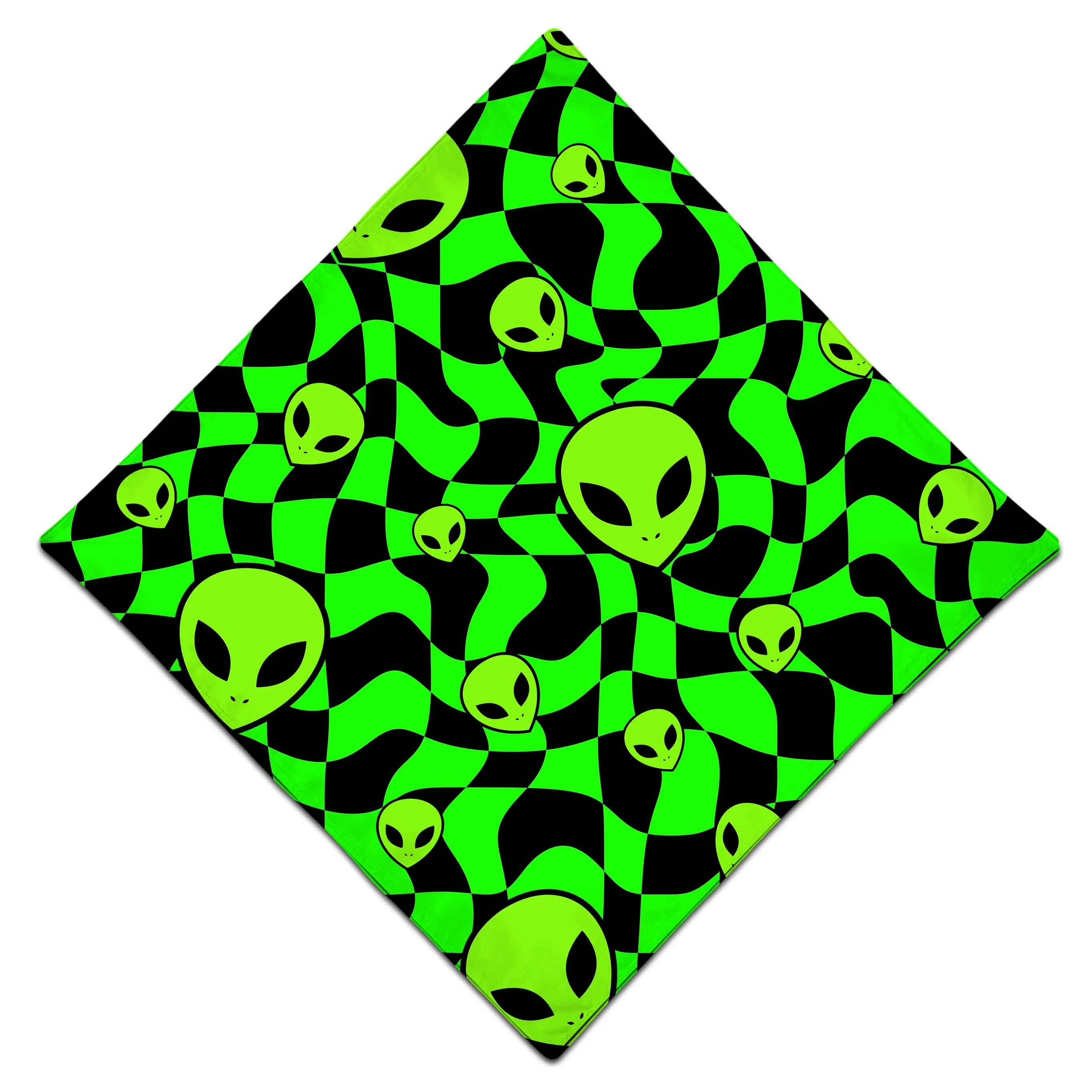 Green Aliens Bandana sold by iEDM product image thumbnail 3