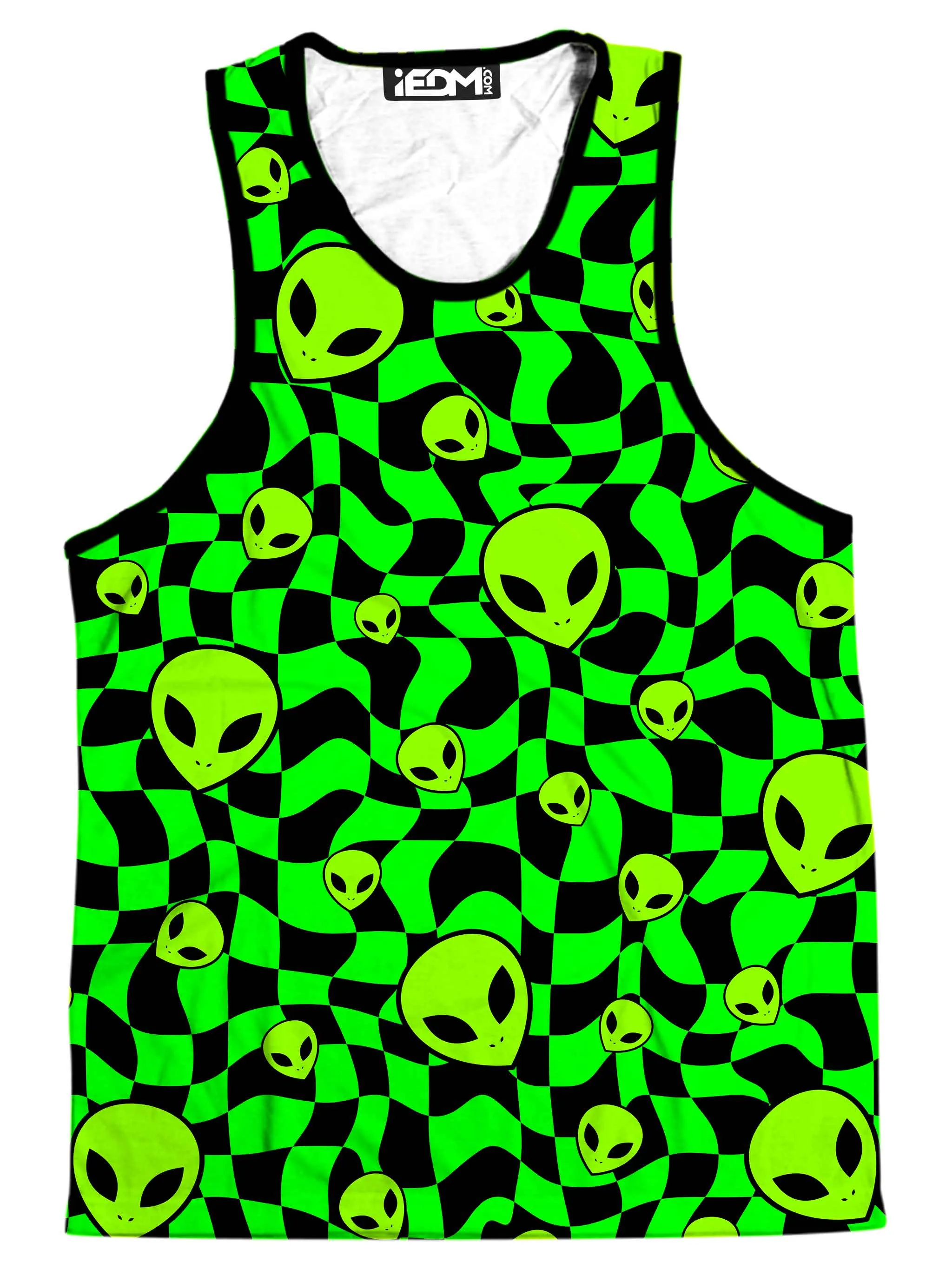 Green Aliens Men's Tank sold by iEDM