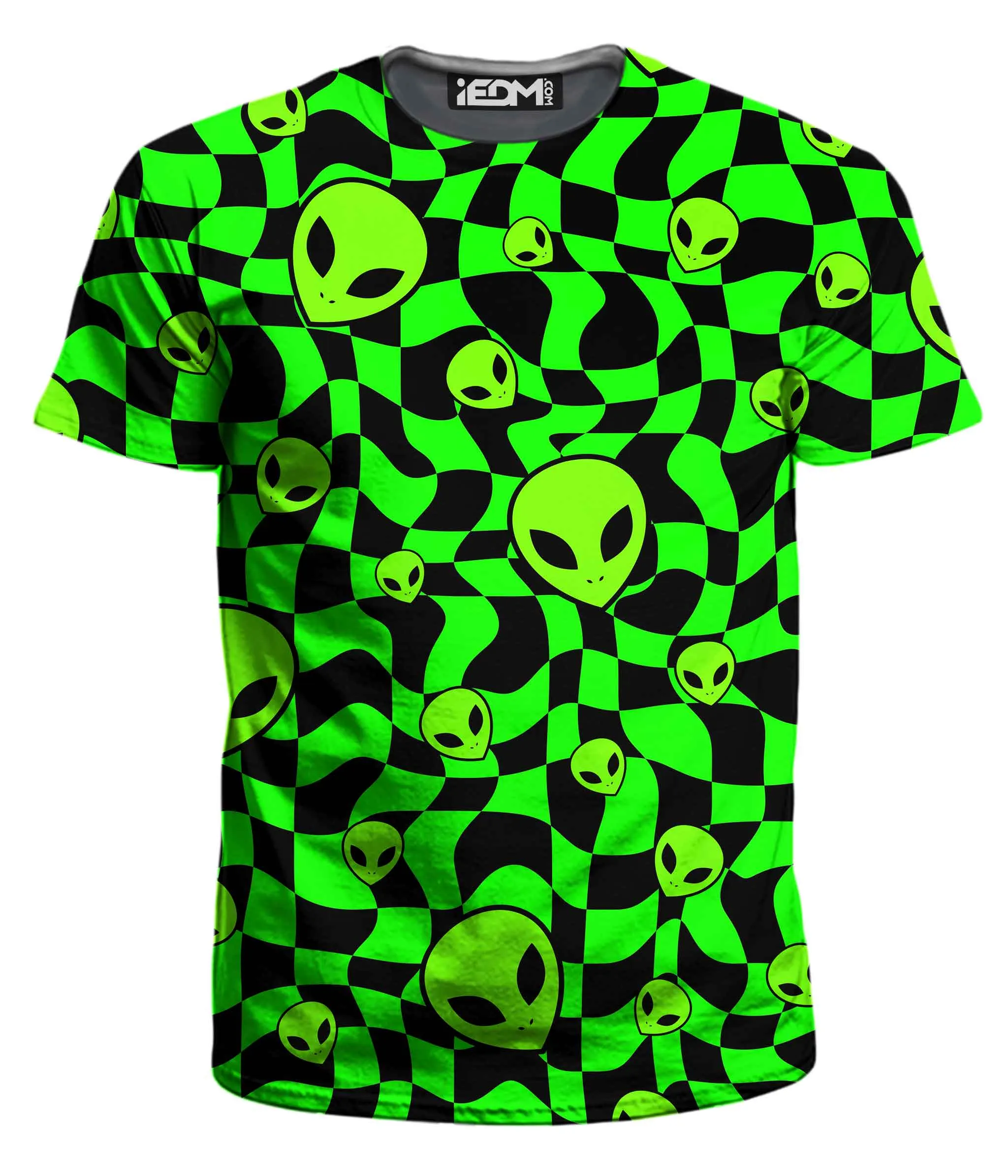Green Aliens Men's T-Shirt sold by iEDM