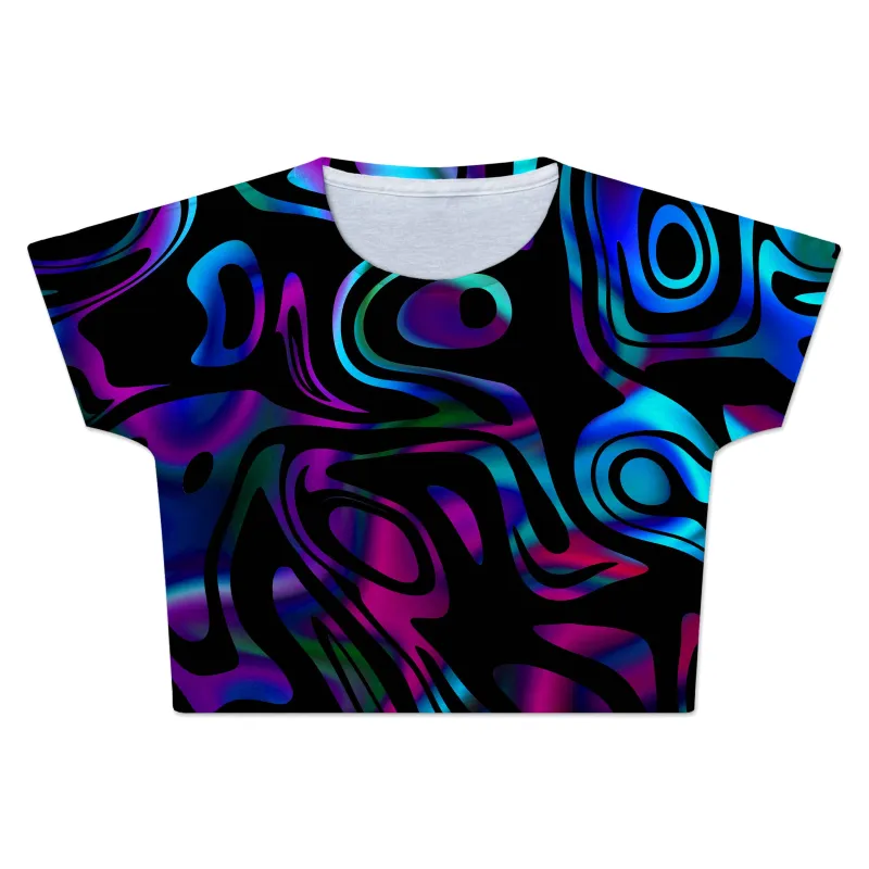 Dynamic Blues Crop Tee sold by iEDM
