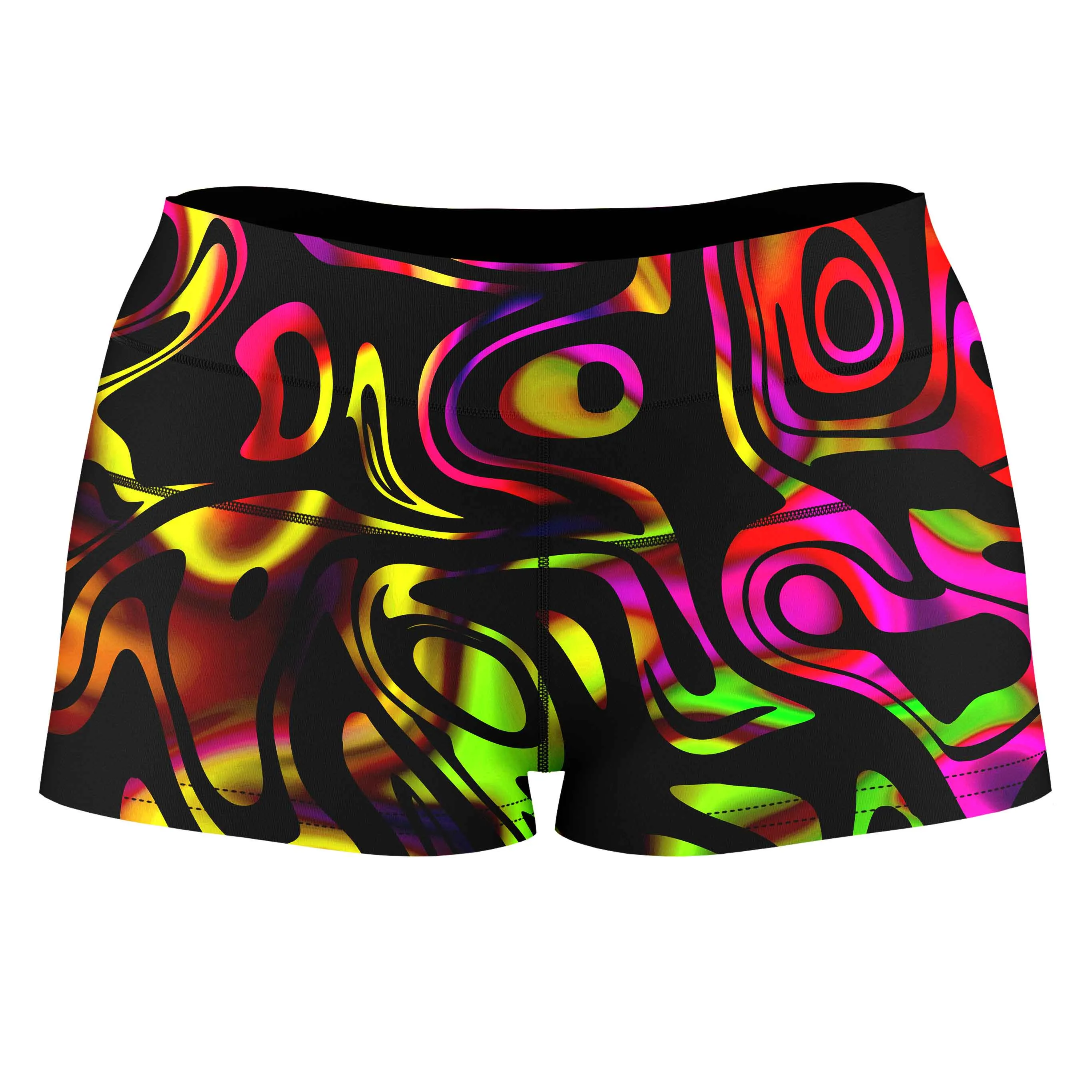 Color Evolution High-Waisted Women's Shorts sold by iEDM