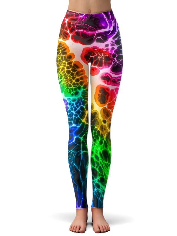 Rainbow Reef Leggings sold by iEDM