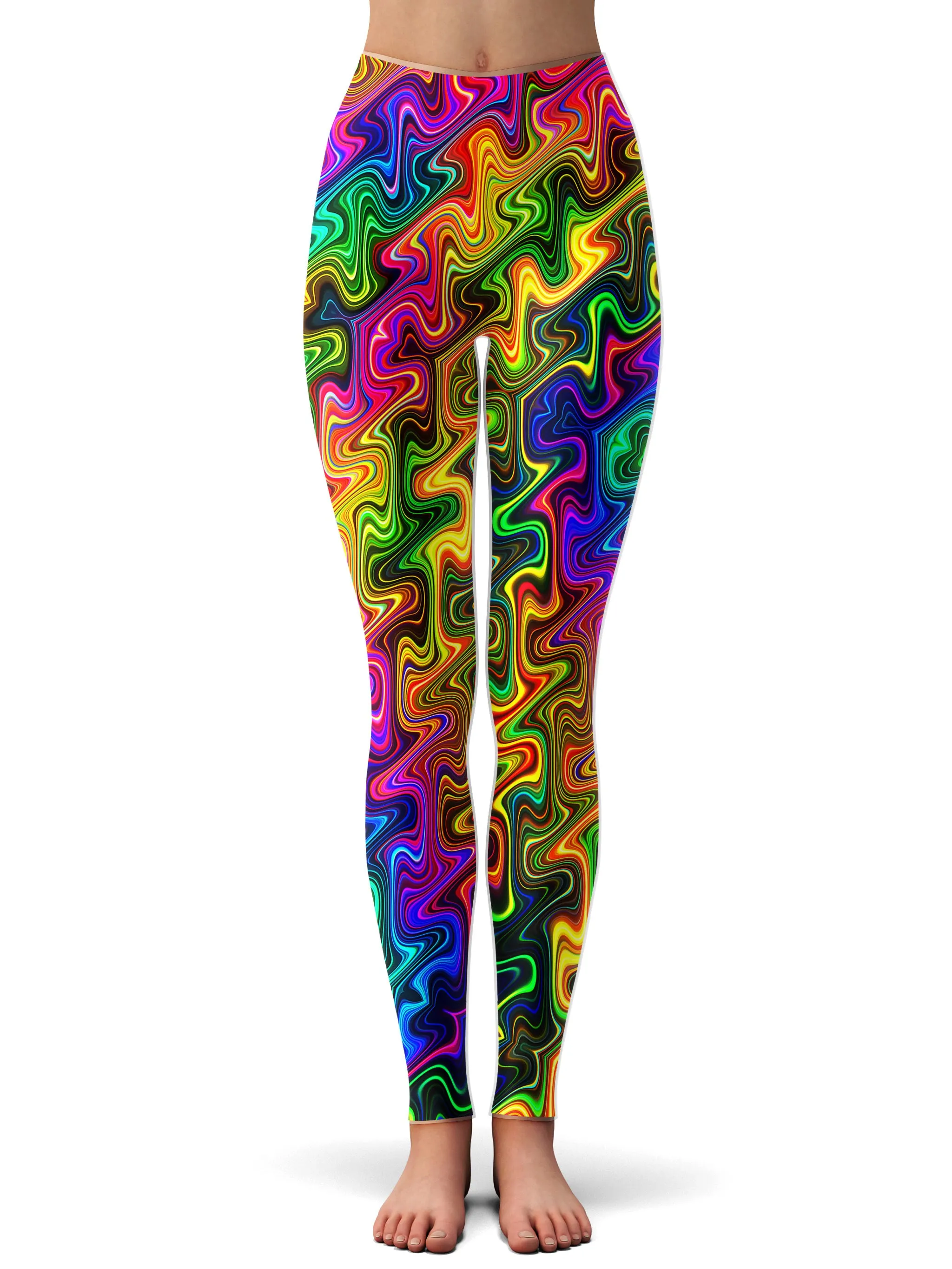 Neon Ziggy Leggings sold by iEDM