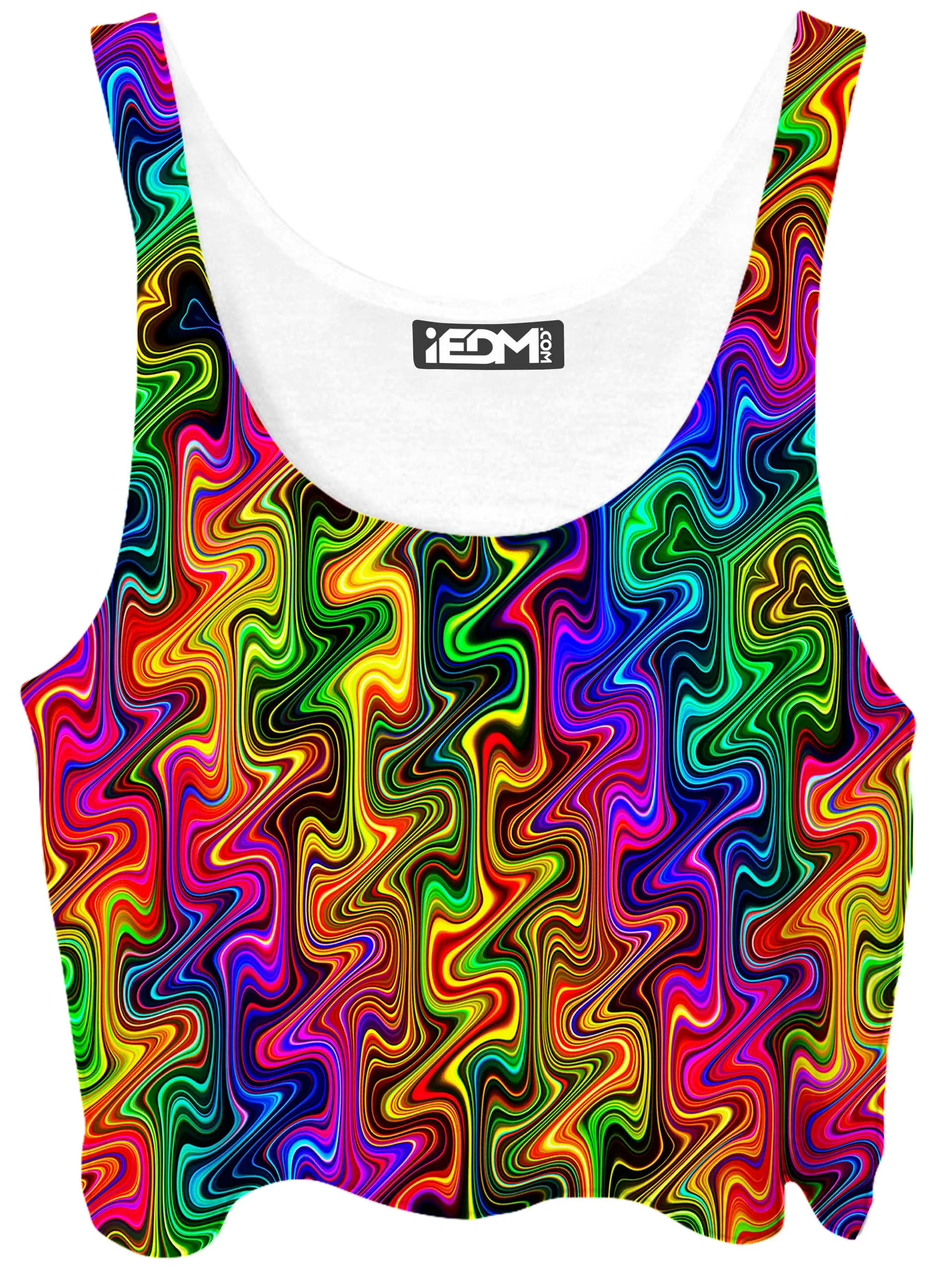 Neon Ziggy Crop Top sold by iEDM
