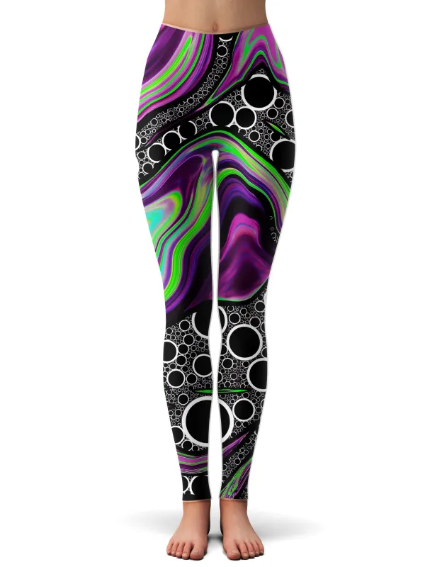 Purple Vision Leggings sold by iEDM