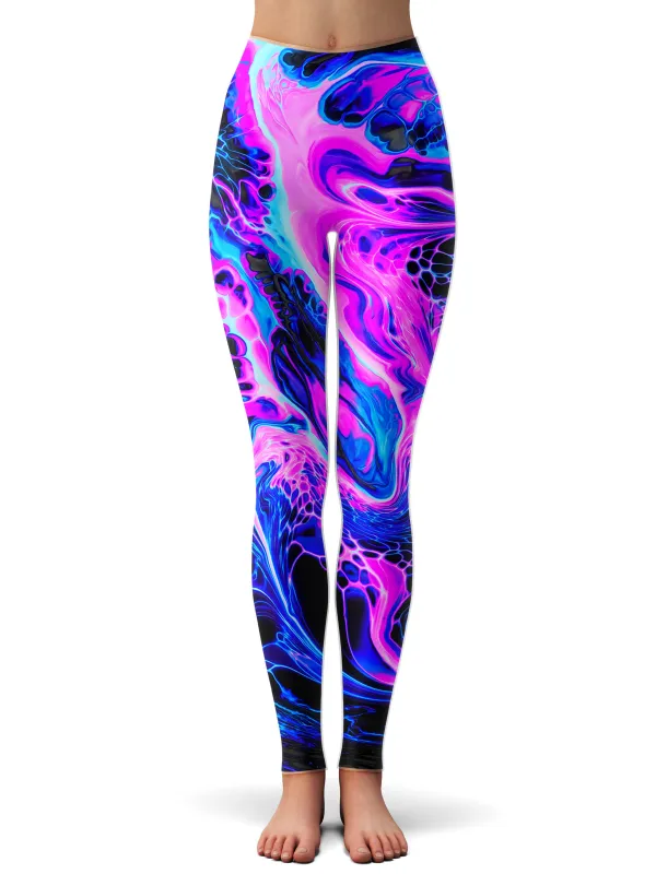 Liquid Ghost Leggings sold by iEDM