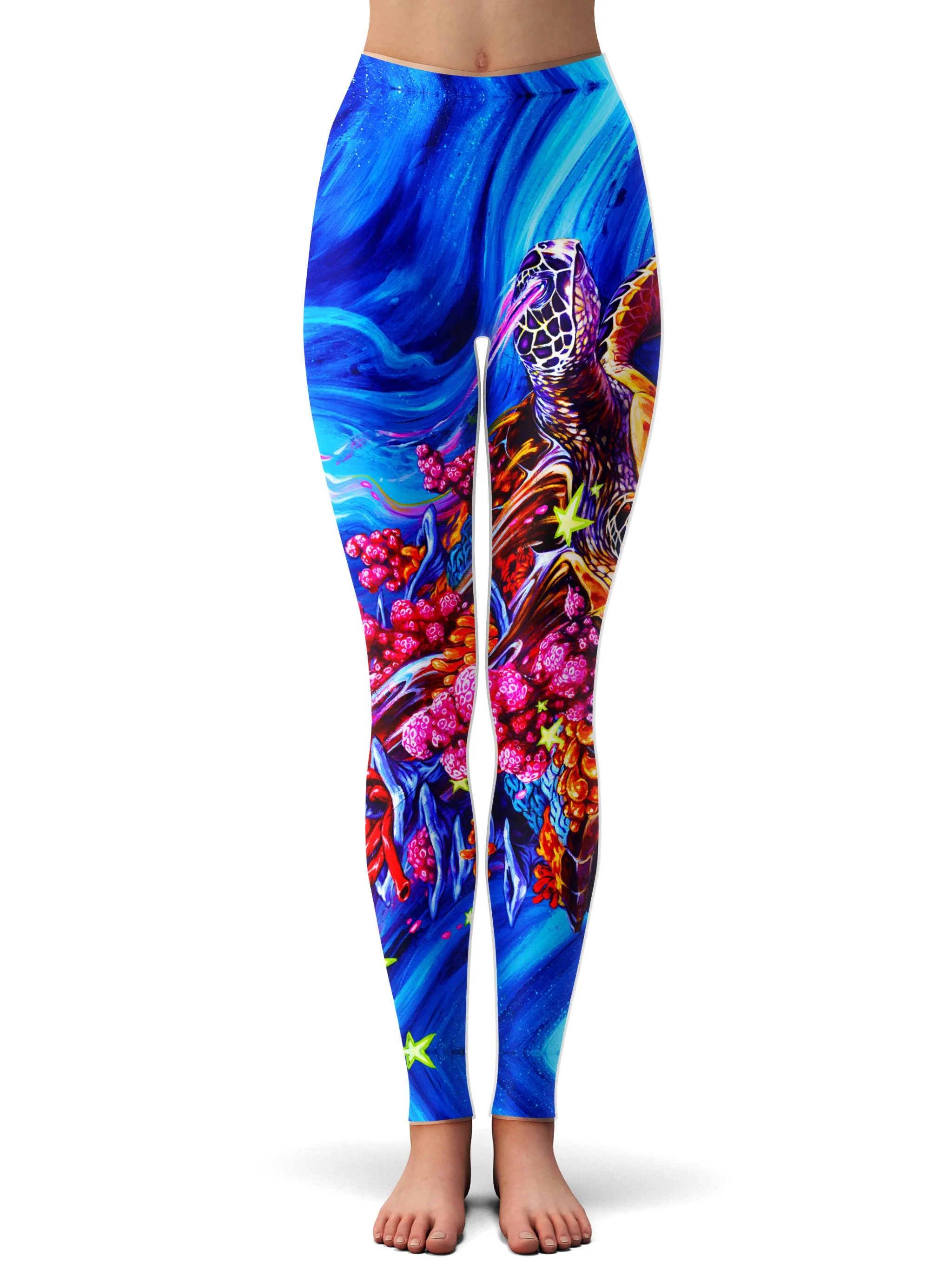 Cosmic Turtle Leggings sold by iEDM