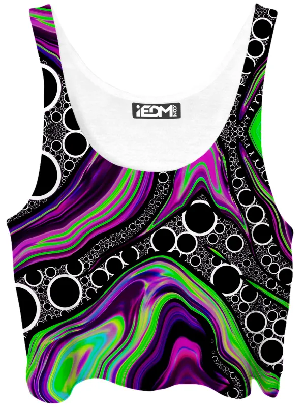 Purple Vision Crop Top sold by iEDM