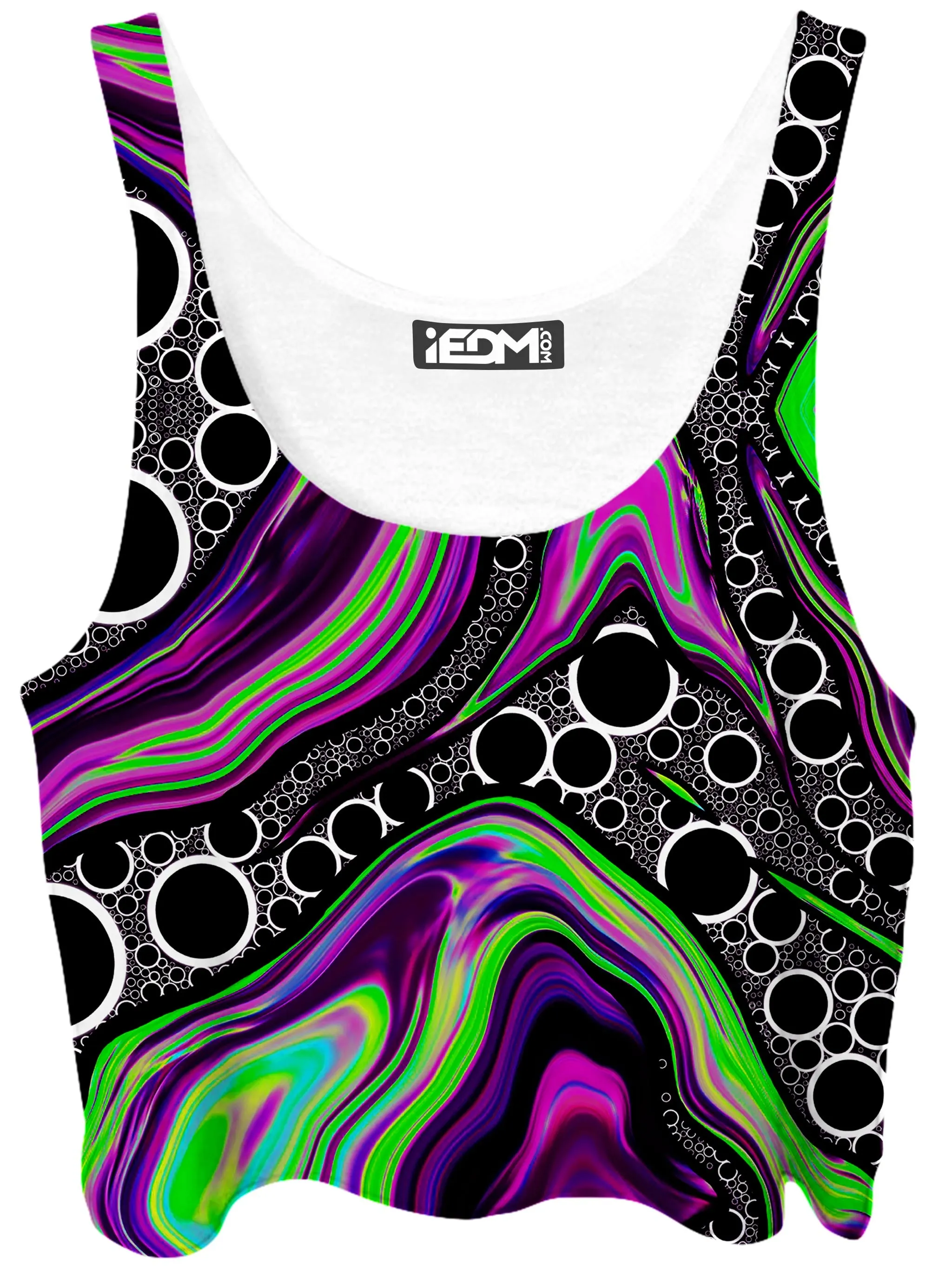 Purple Vision Crop Top sold by iEDM