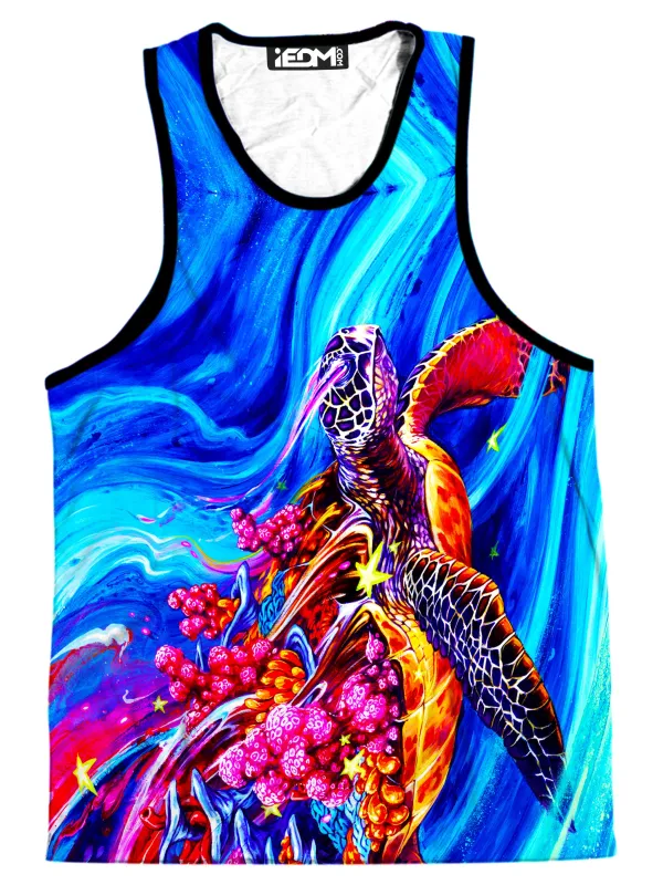 Cosmic Turtle Men's Tank sold by iEDM