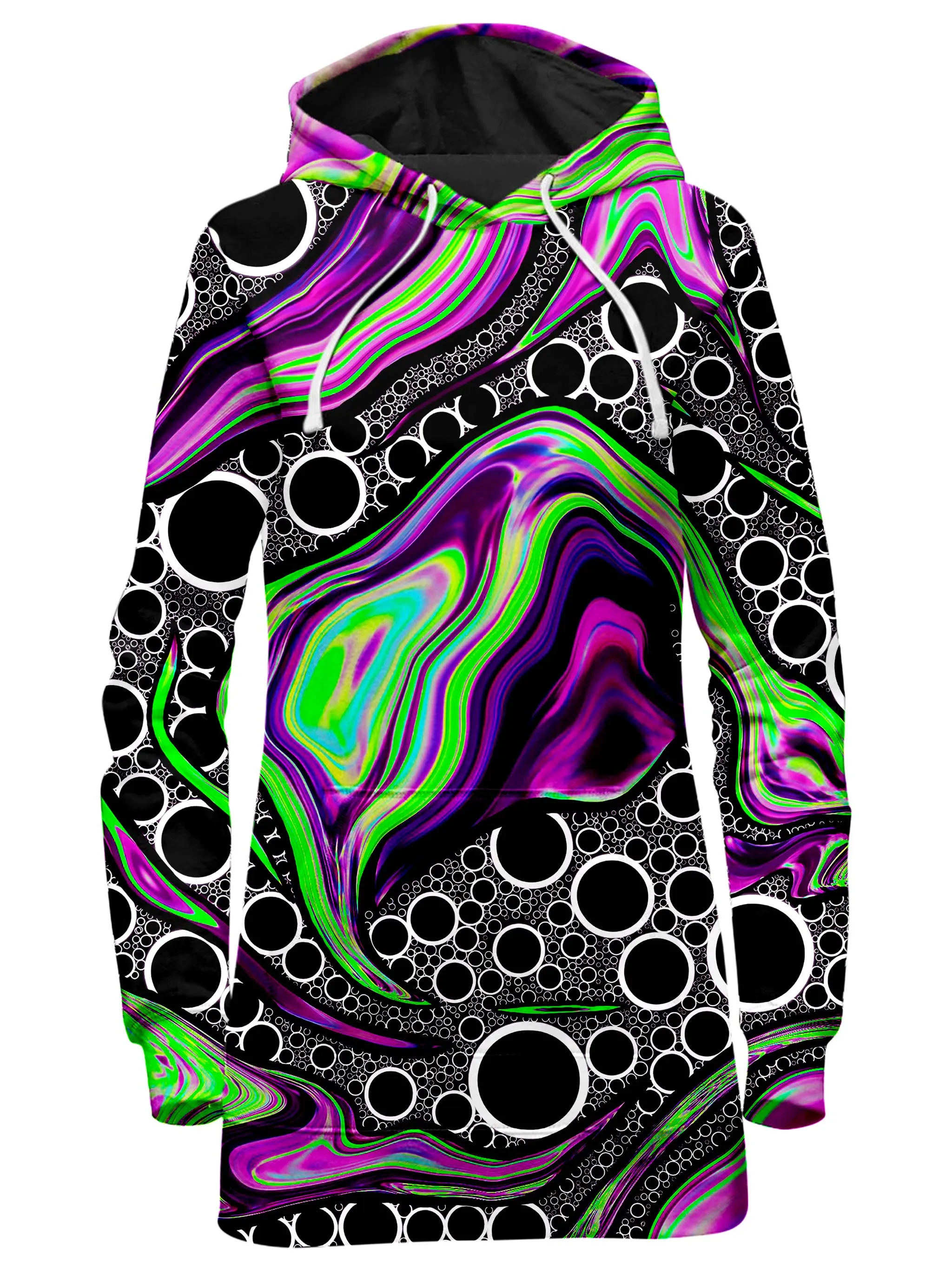 Purple Vision Hoodie Dress sold by iEDM