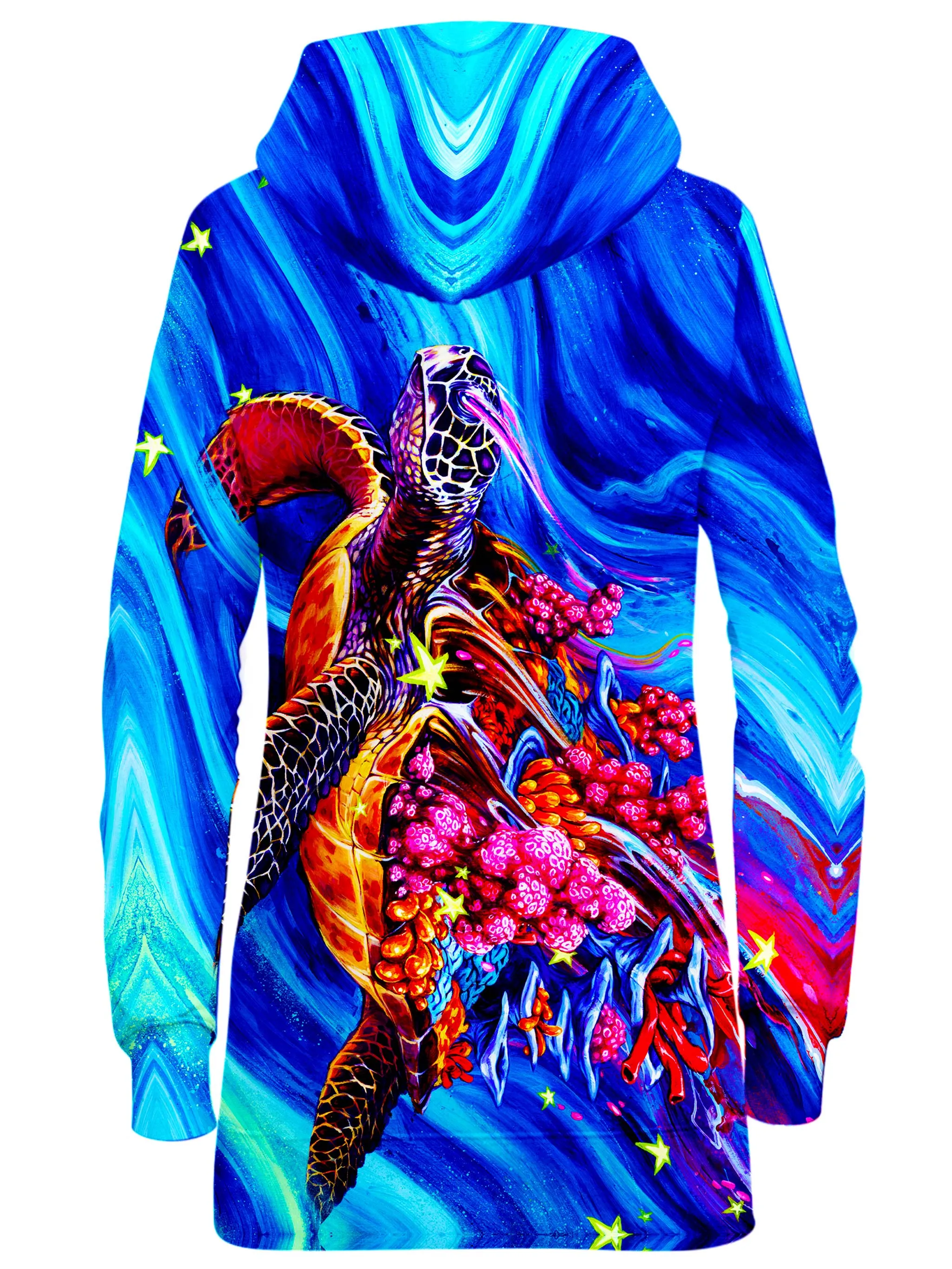 Cosmic Turtle Hoodie Dress sold by iEDM product image thumbnail 2