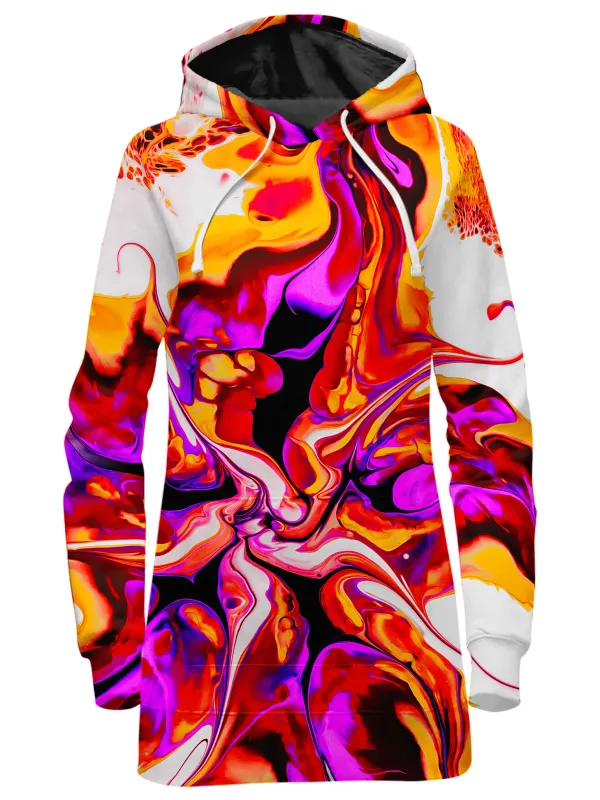 Melting Hibiscus Hoodie Dress sold by iEDM