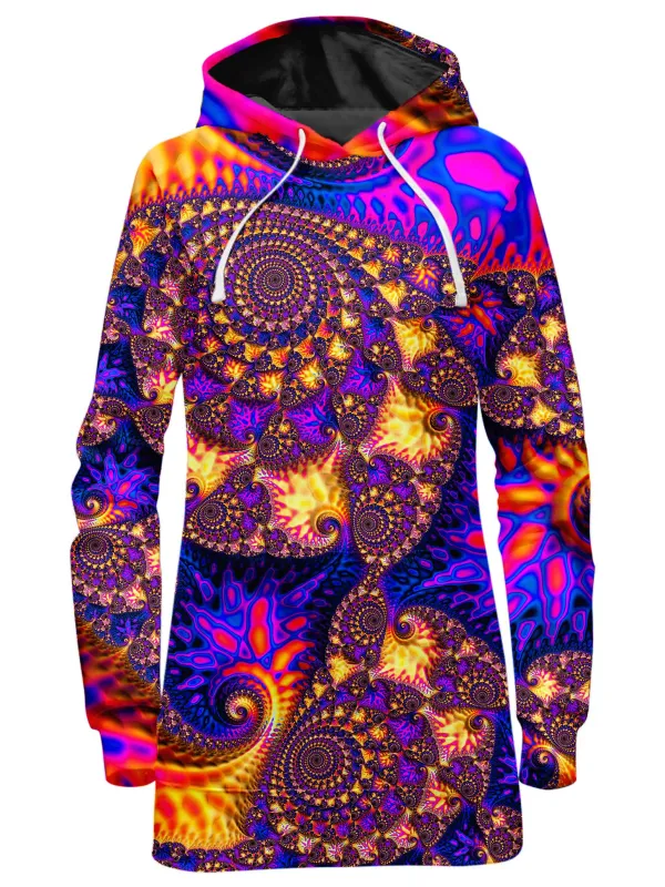 Fractal Forever Hoodie Dress sold by iEDM