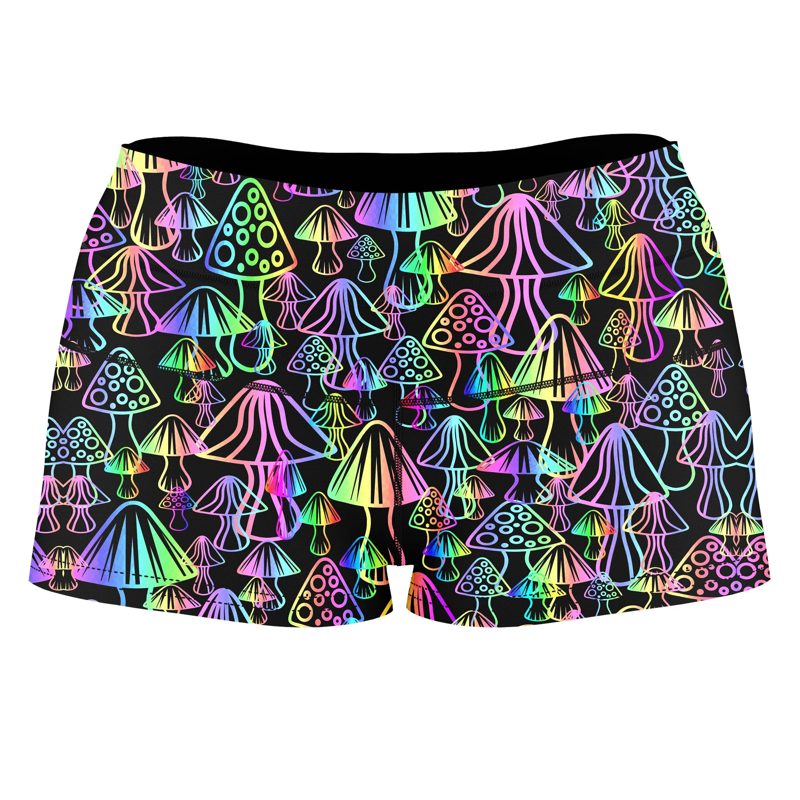 Magic Mushrooms Rave Bra and High Waist Booty Shorts Combo sold by iEDM product image thumbnail 3