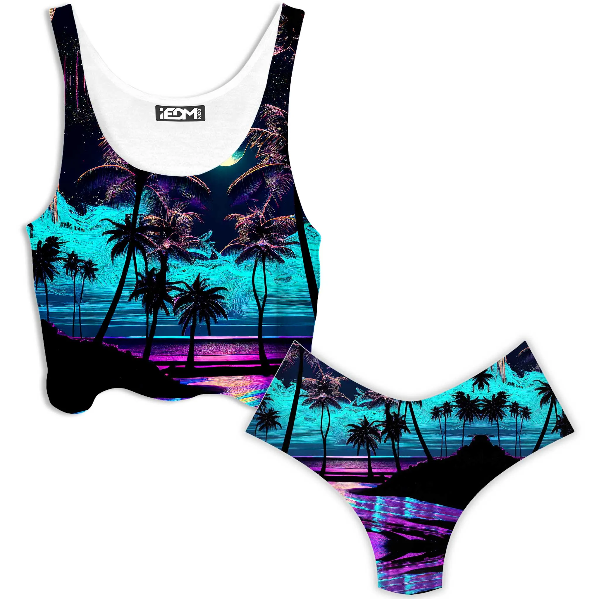 Spellbound Crop Top and Booty Shorts Combo sold by iEDM