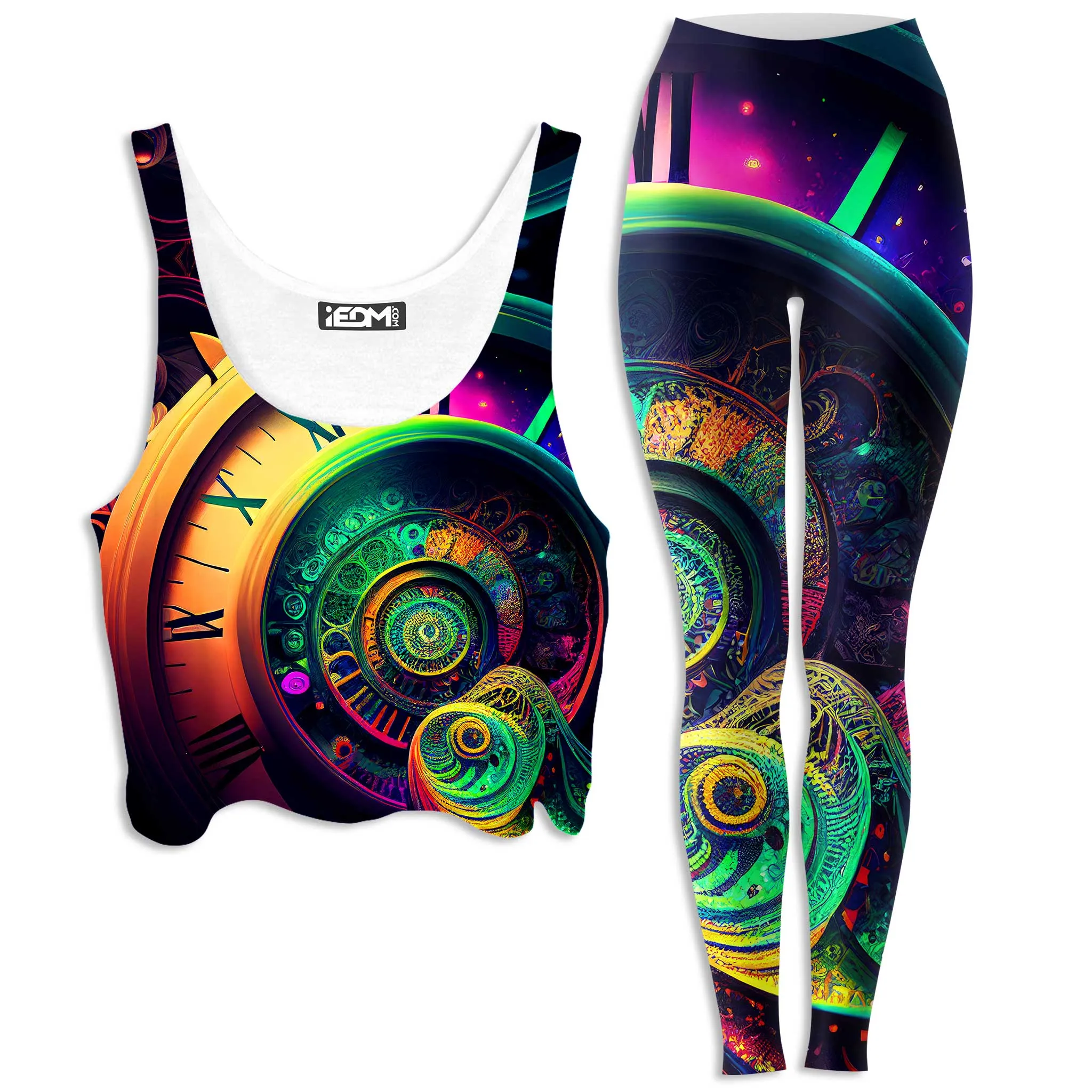 Fleeting Crop Top and Leggings Combo sold by iEDM