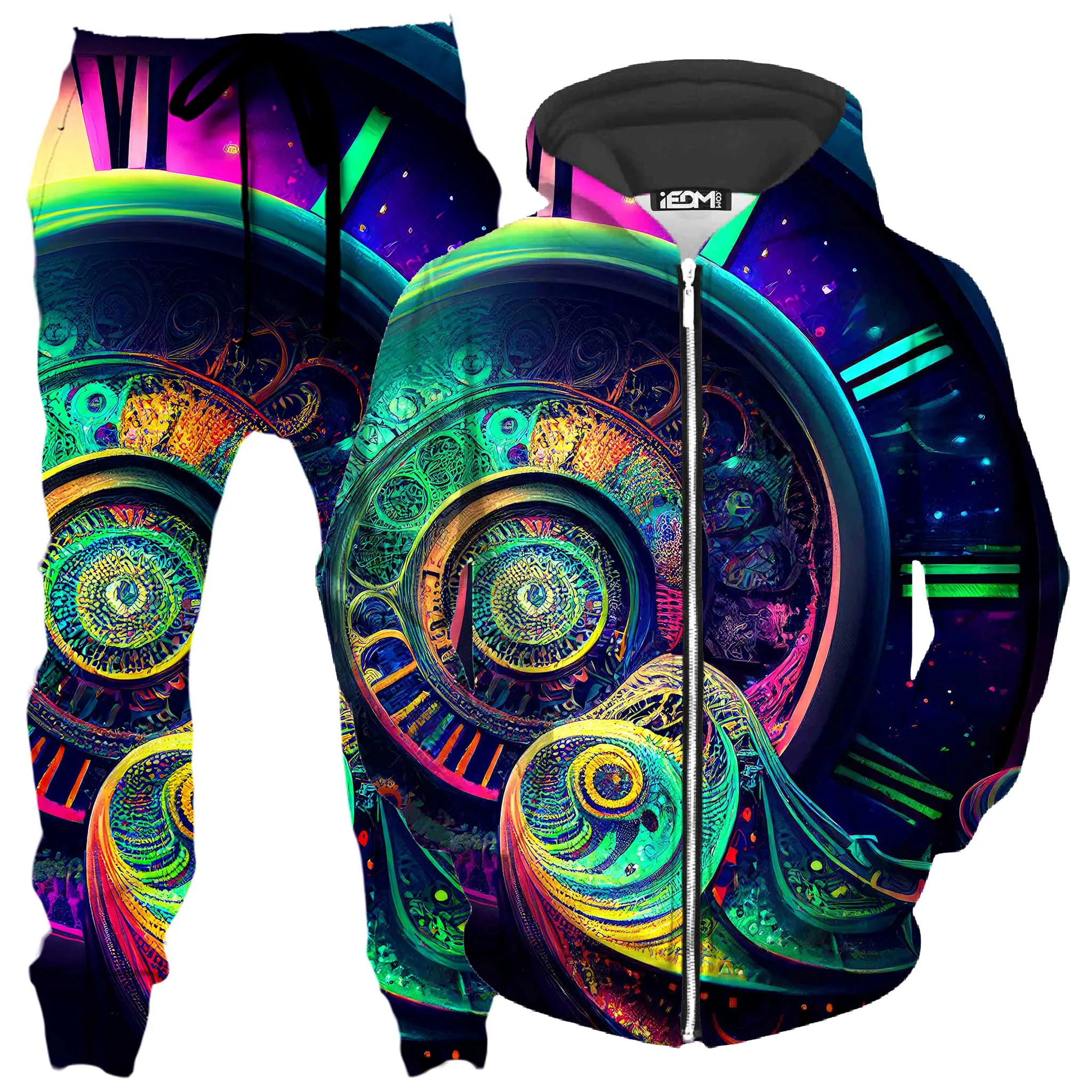 Fleeting Zip-Up Hoodie and Joggers Combo sold by iEDM