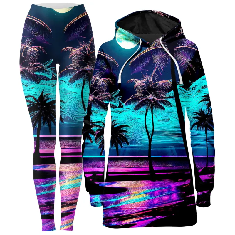 Spellbound Hoodie Dress and Leggings Combo made by iEDM