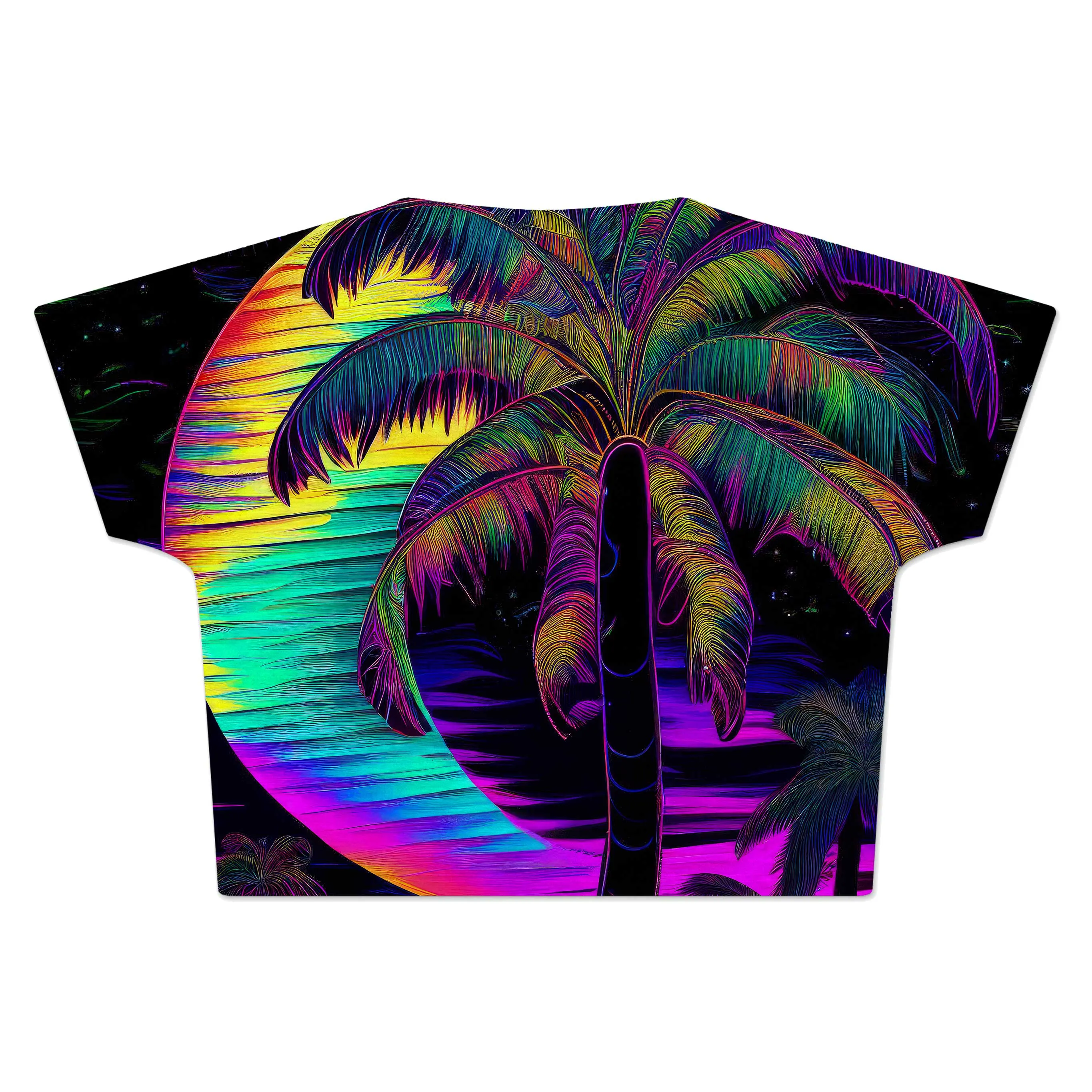 Neon Nights Crop Tee sold by iEDM product image thumbnail 2