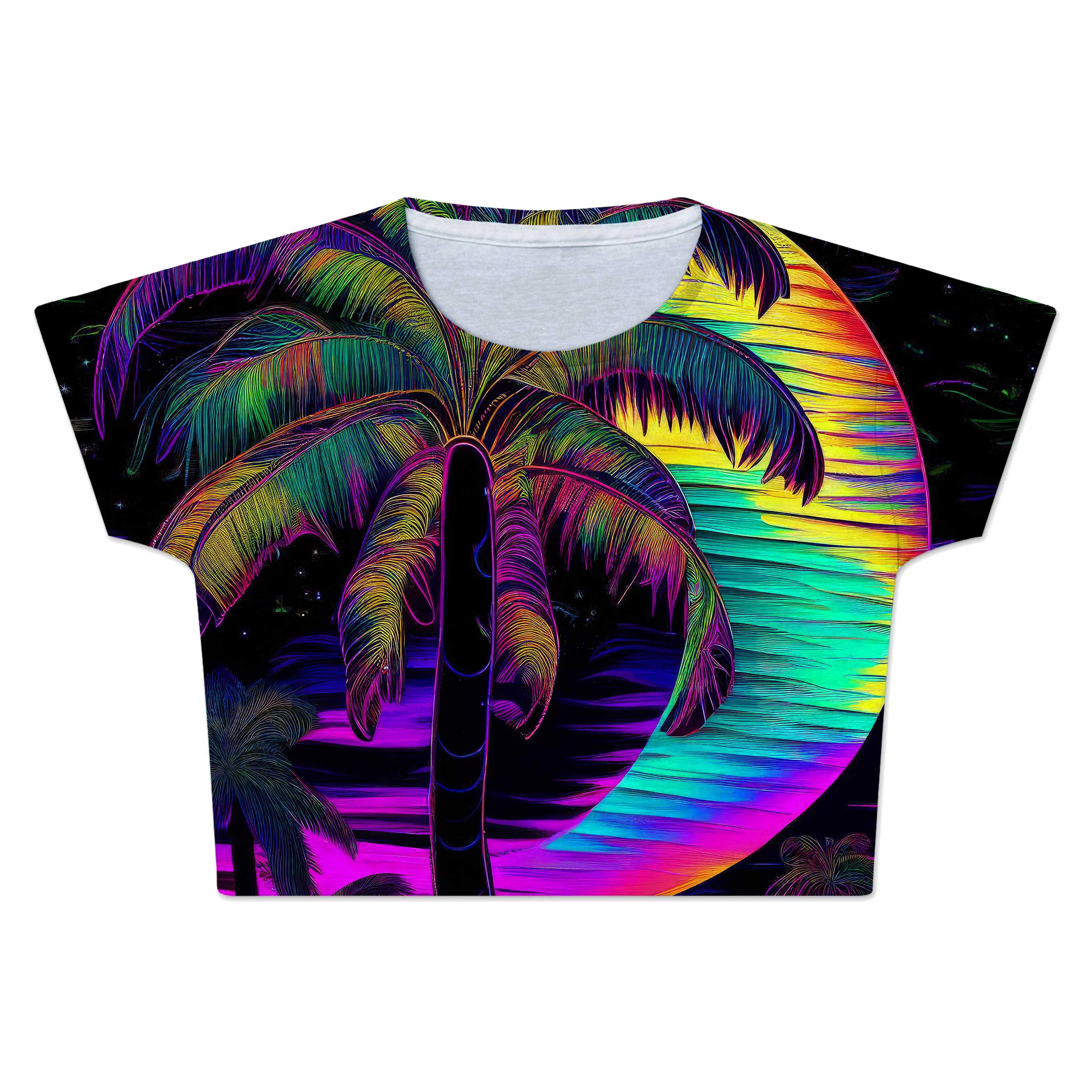 Neon Nights Crop Tee sold by iEDM