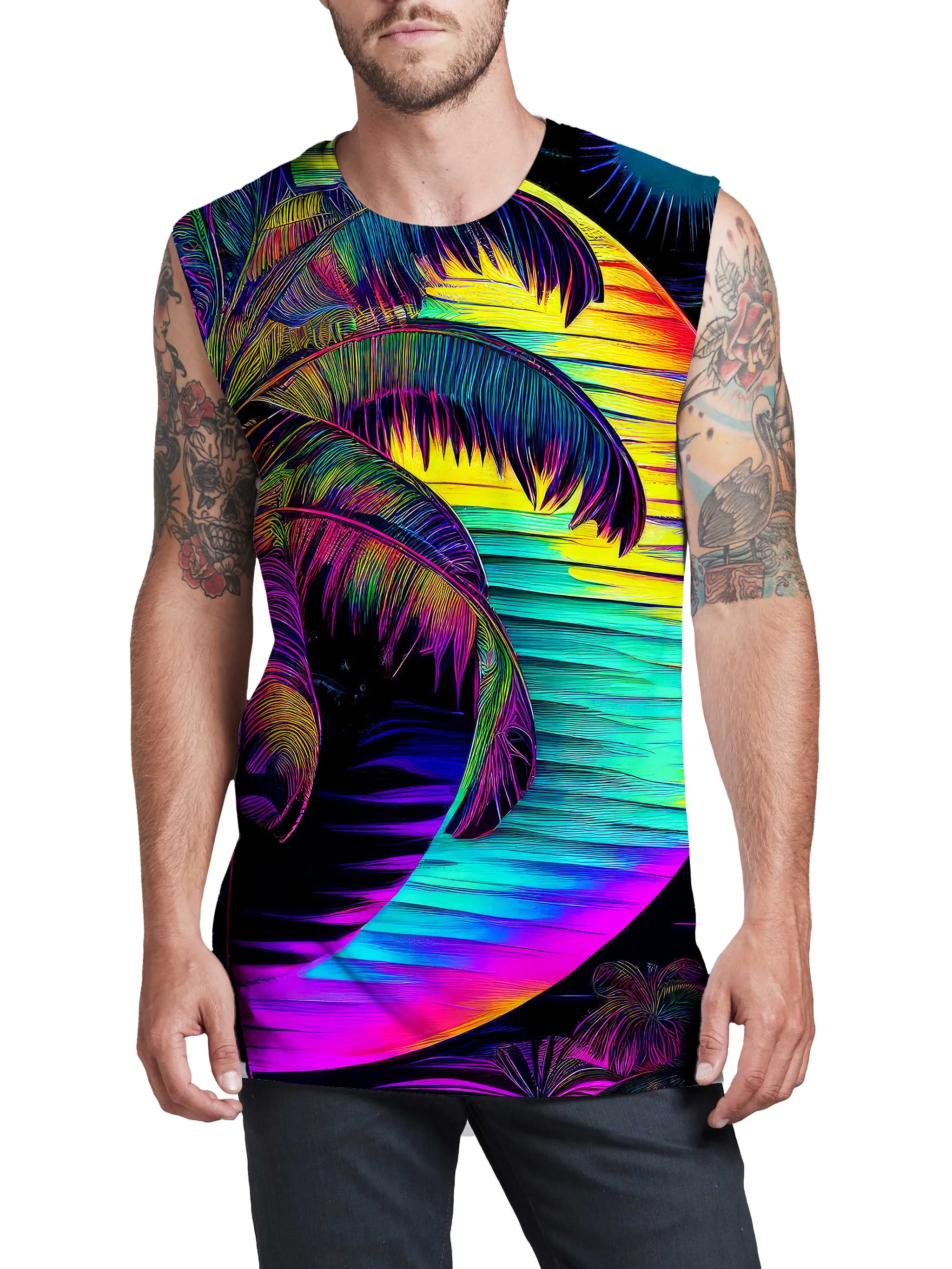 Neon Nights Men's Muscle Tank sold by iEDM
