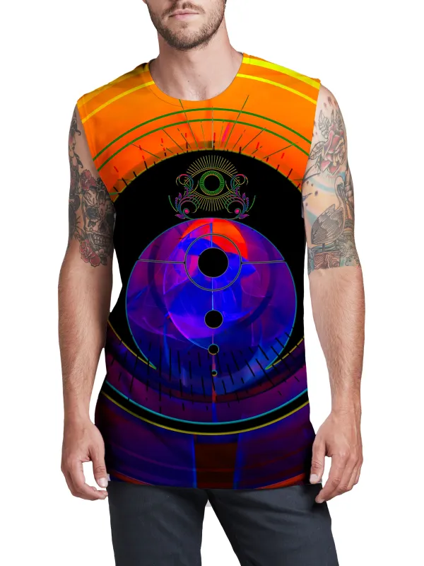 Third Eye Sunset Men's Muscle Tank sold by iEDM